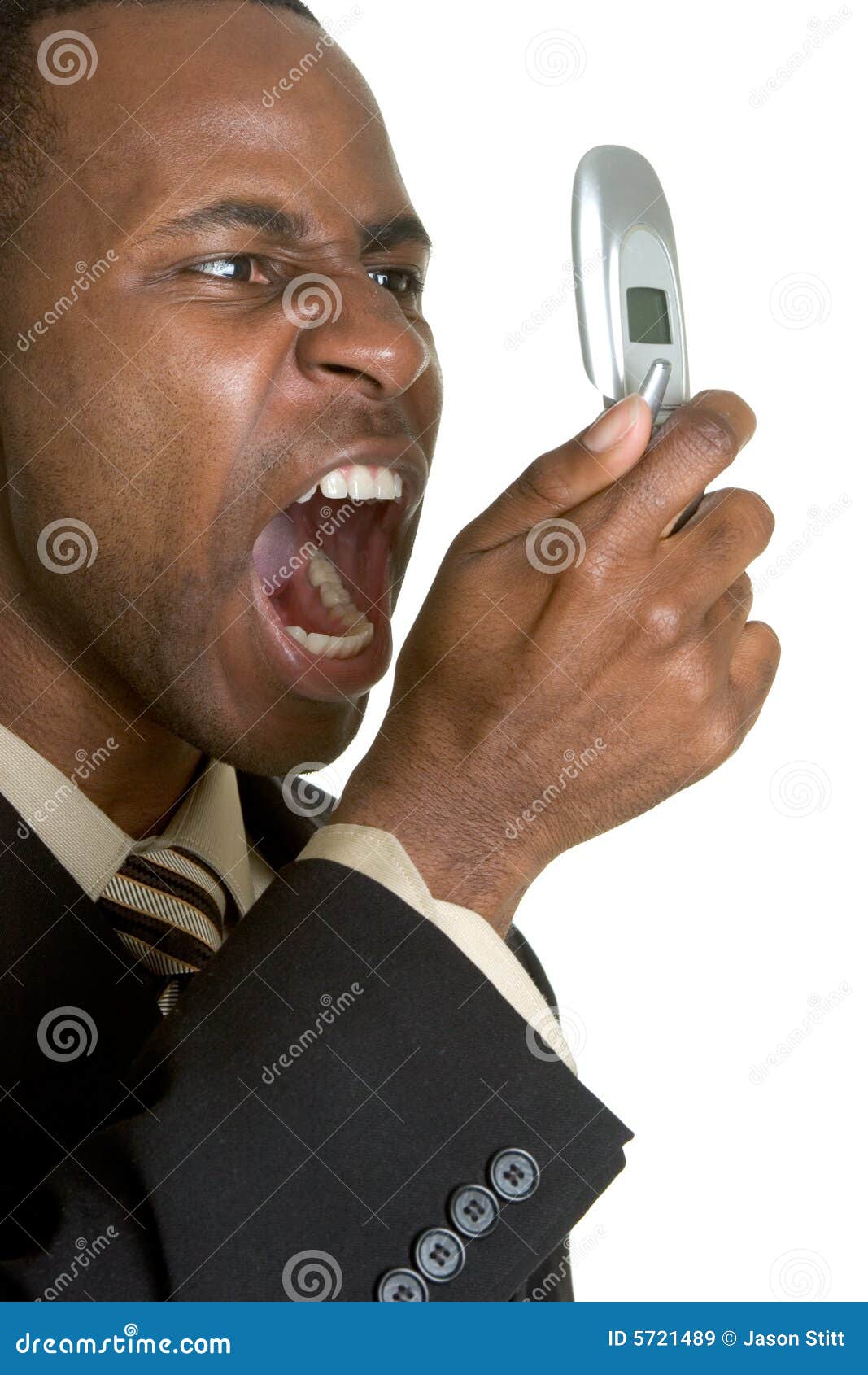 Yelling Man stock image. Image of people, yell, isolated 5721489