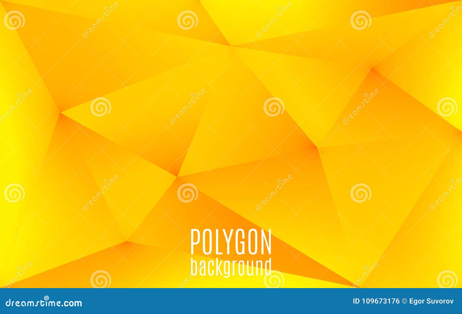 yellow abstract geometric background. polygon s backdrop. triangular low poly mosaic. creative  template