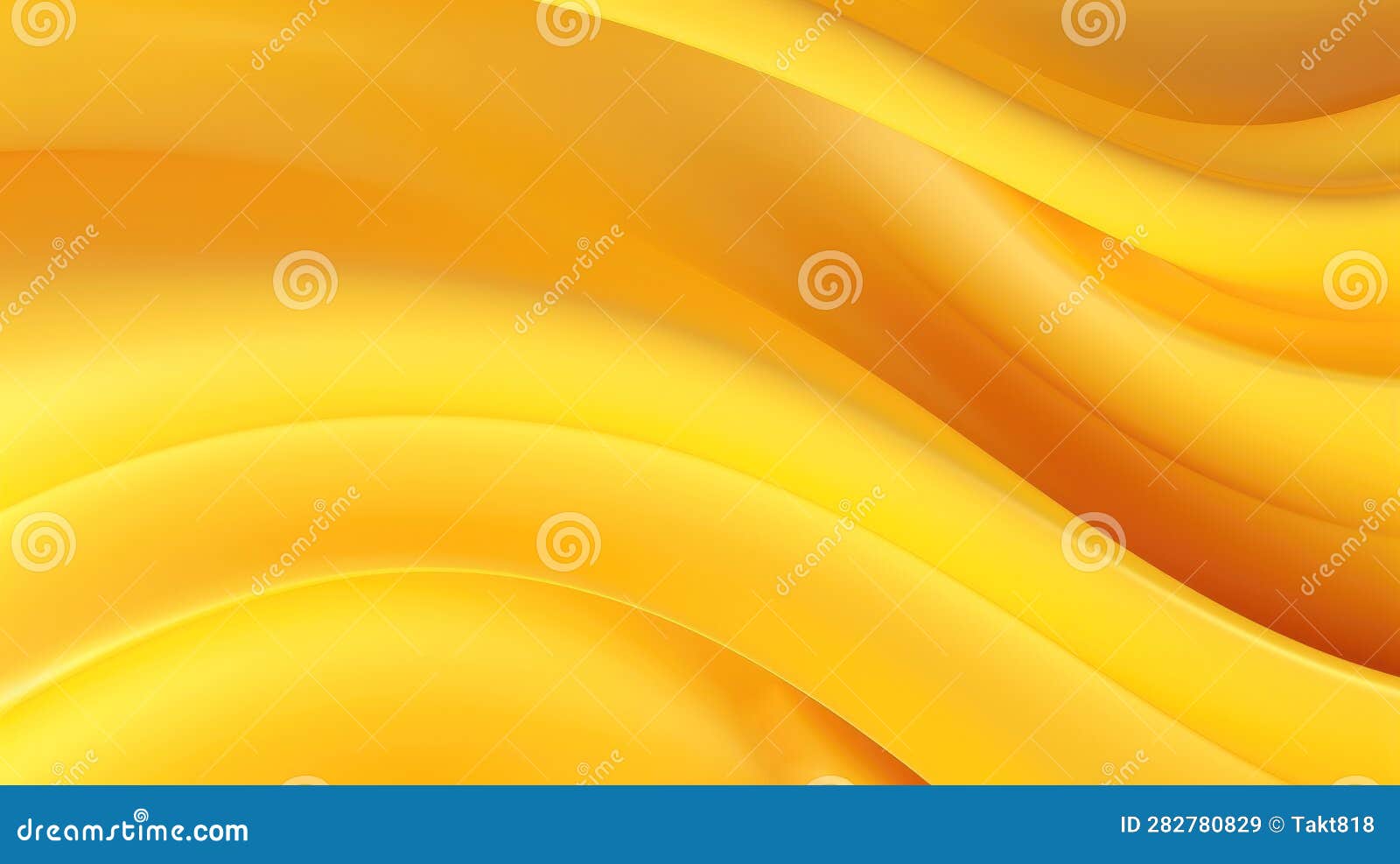 Yellow Abstract Line and Wave Background. Generative Ai Stock