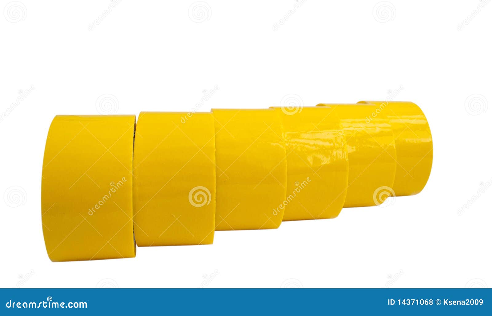 Yellow adhesive tape stock photo. Image of element, macro 14371068