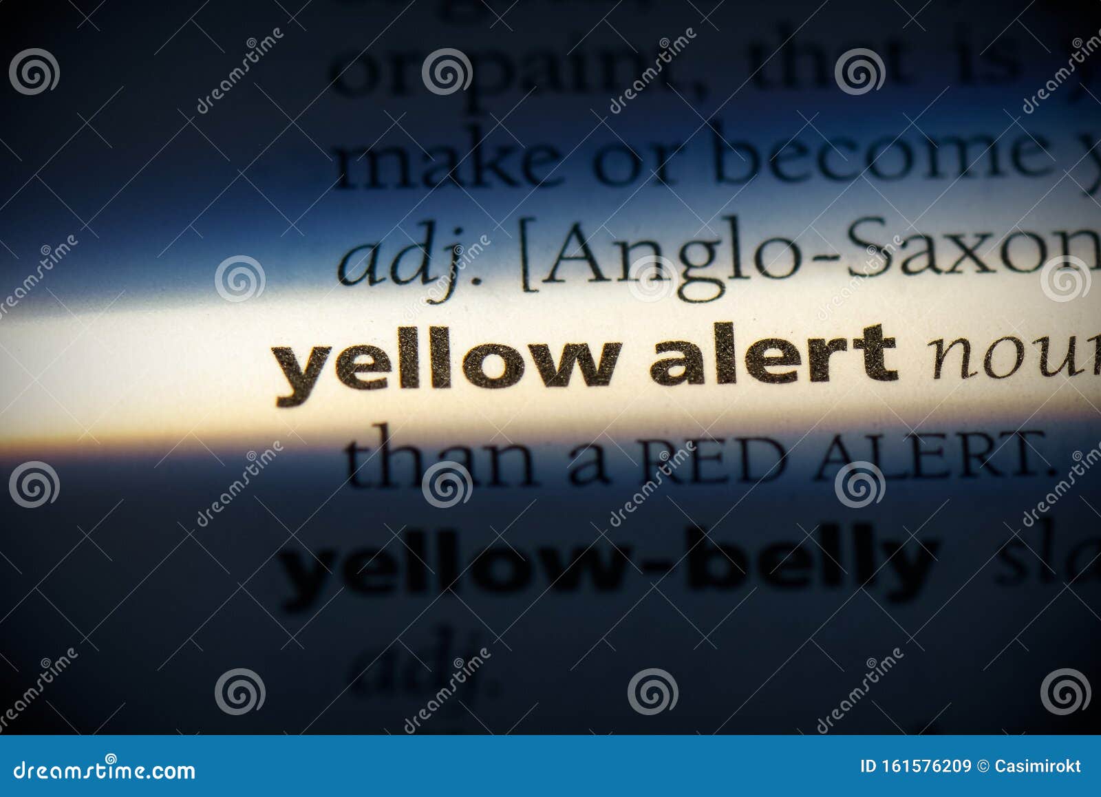 Yellow alert stock image. Image of macro, highlighted 161576209