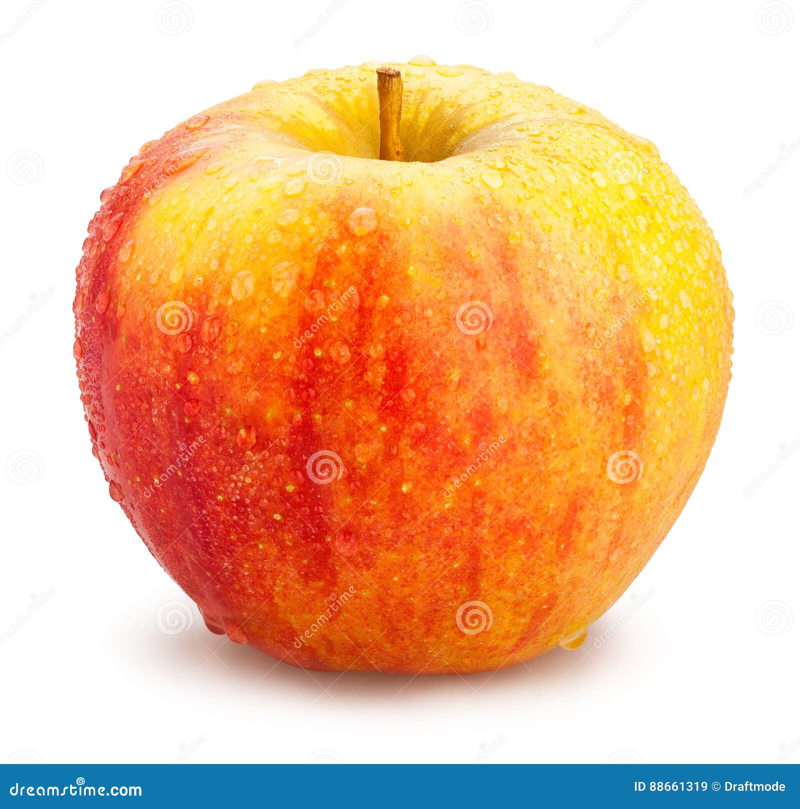 Yellow apple stock image. Image of textured, fresh, fruit 88661319