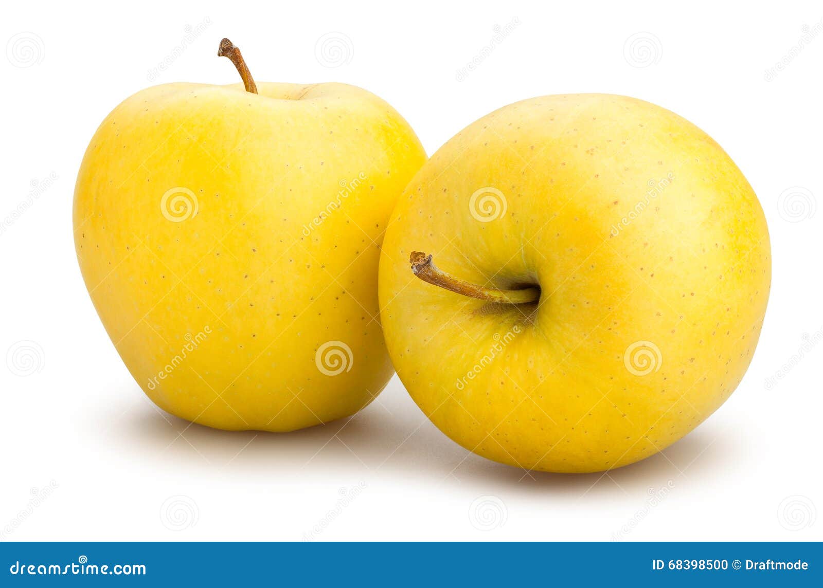 bright yellow apple