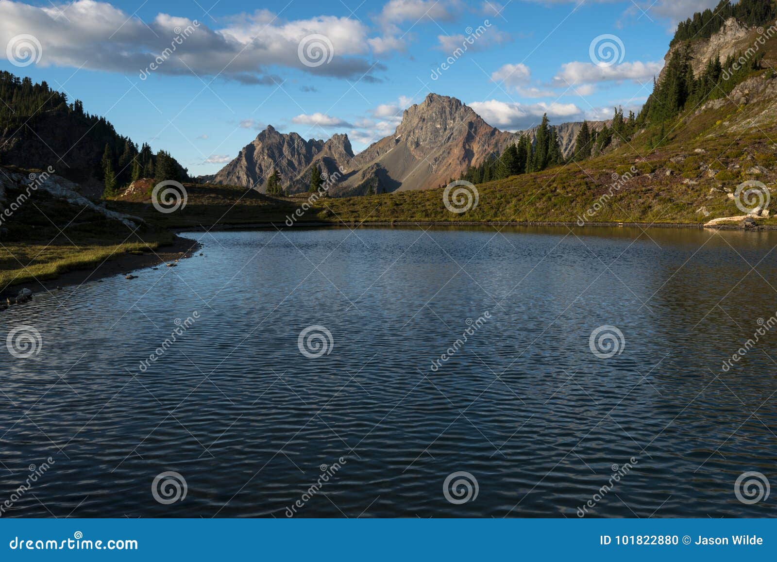 pacific north west hiking landscape mountains background night sky