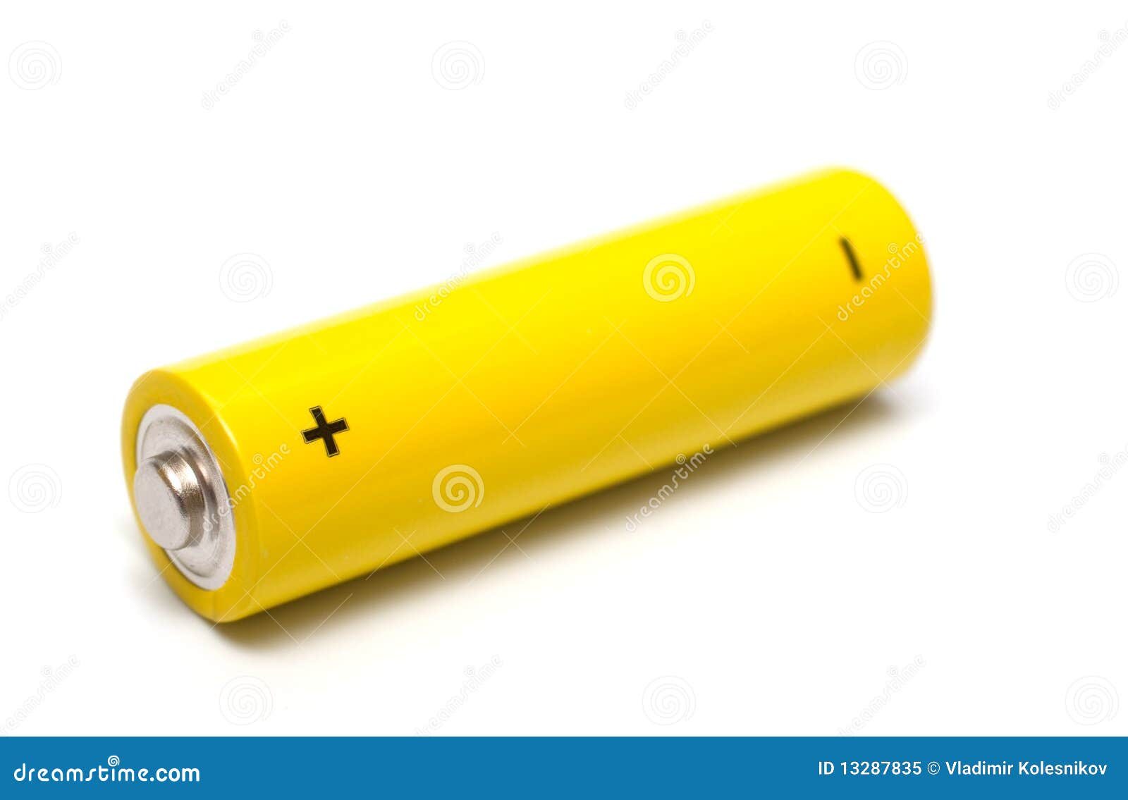 Yellow battery stock image. Image of supply, power, group 13287835