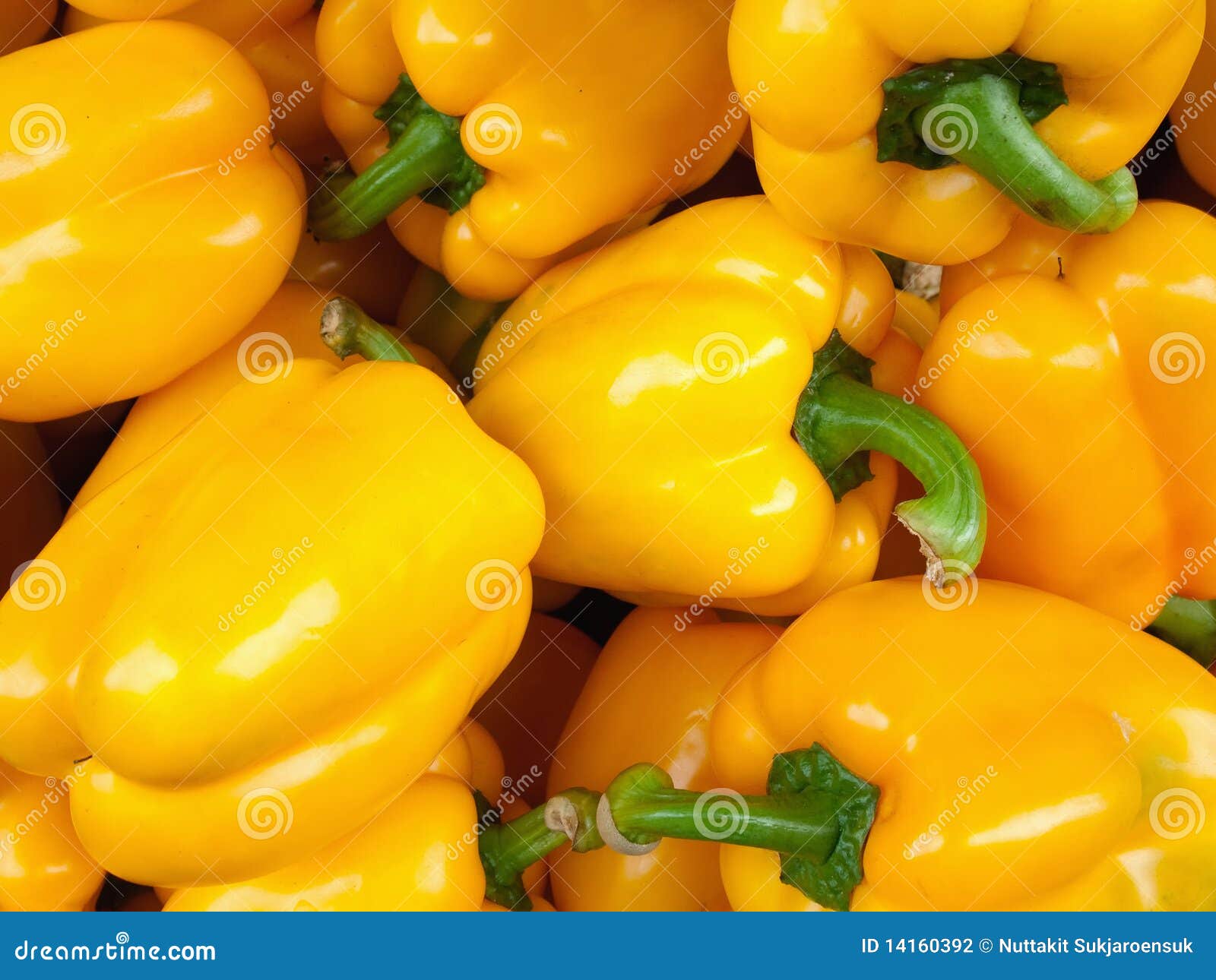 Yellow Bell Pepper stock photo. Image of large, lifestyle 14160392