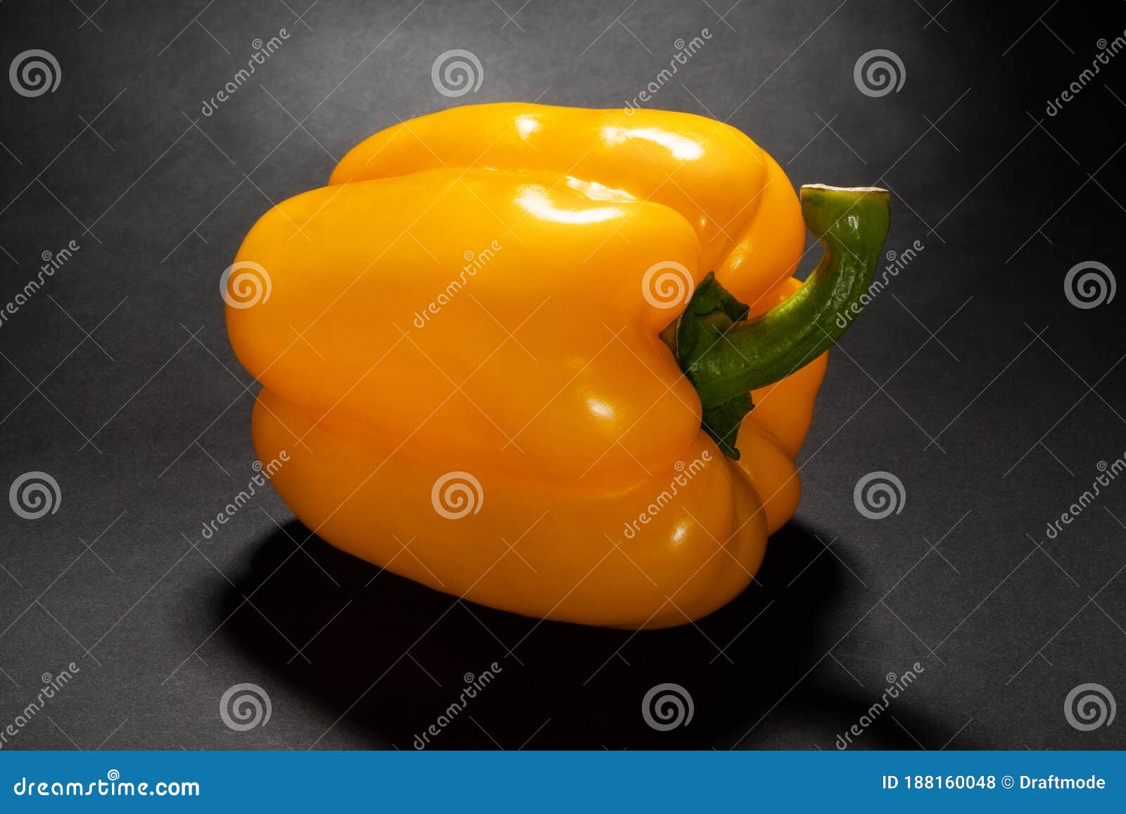 Yellow bell pepper stock photo. Image of ripe, food 188160048