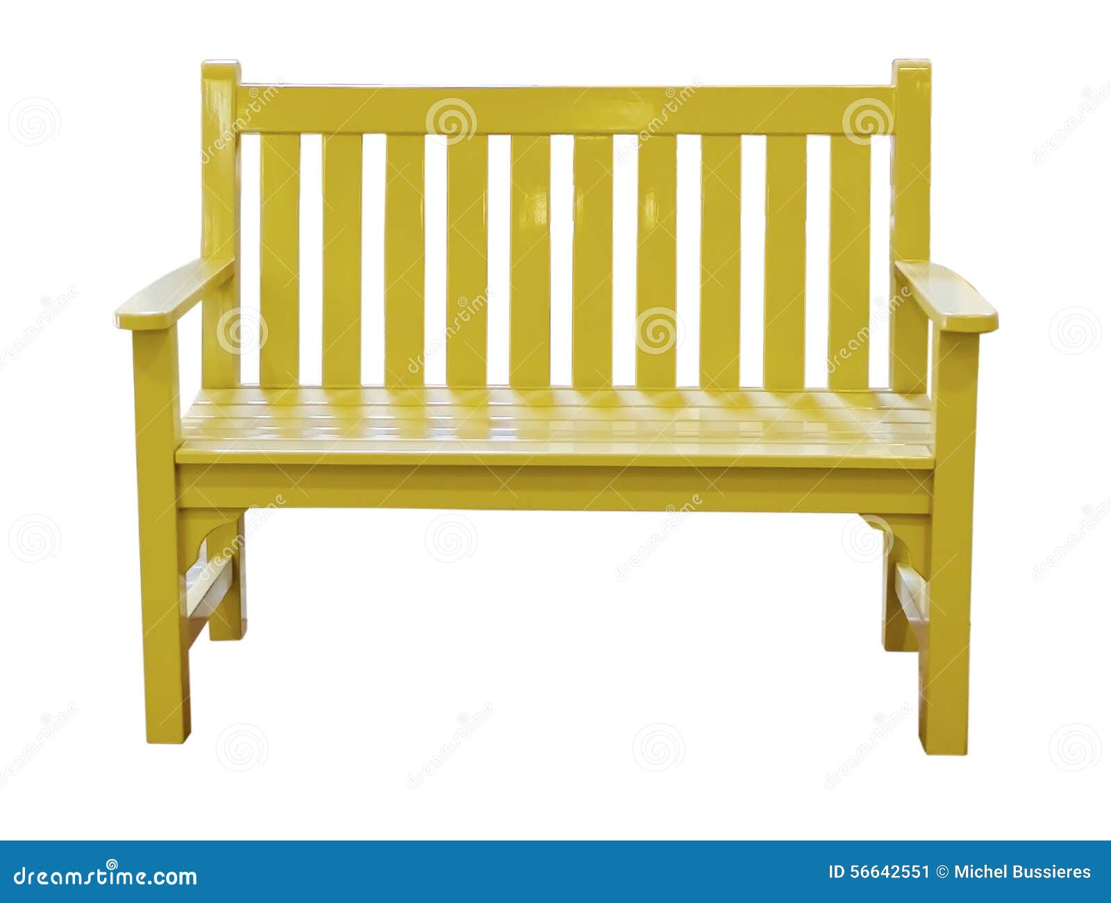 Yellow Bench Stock Image Image Of Chair
