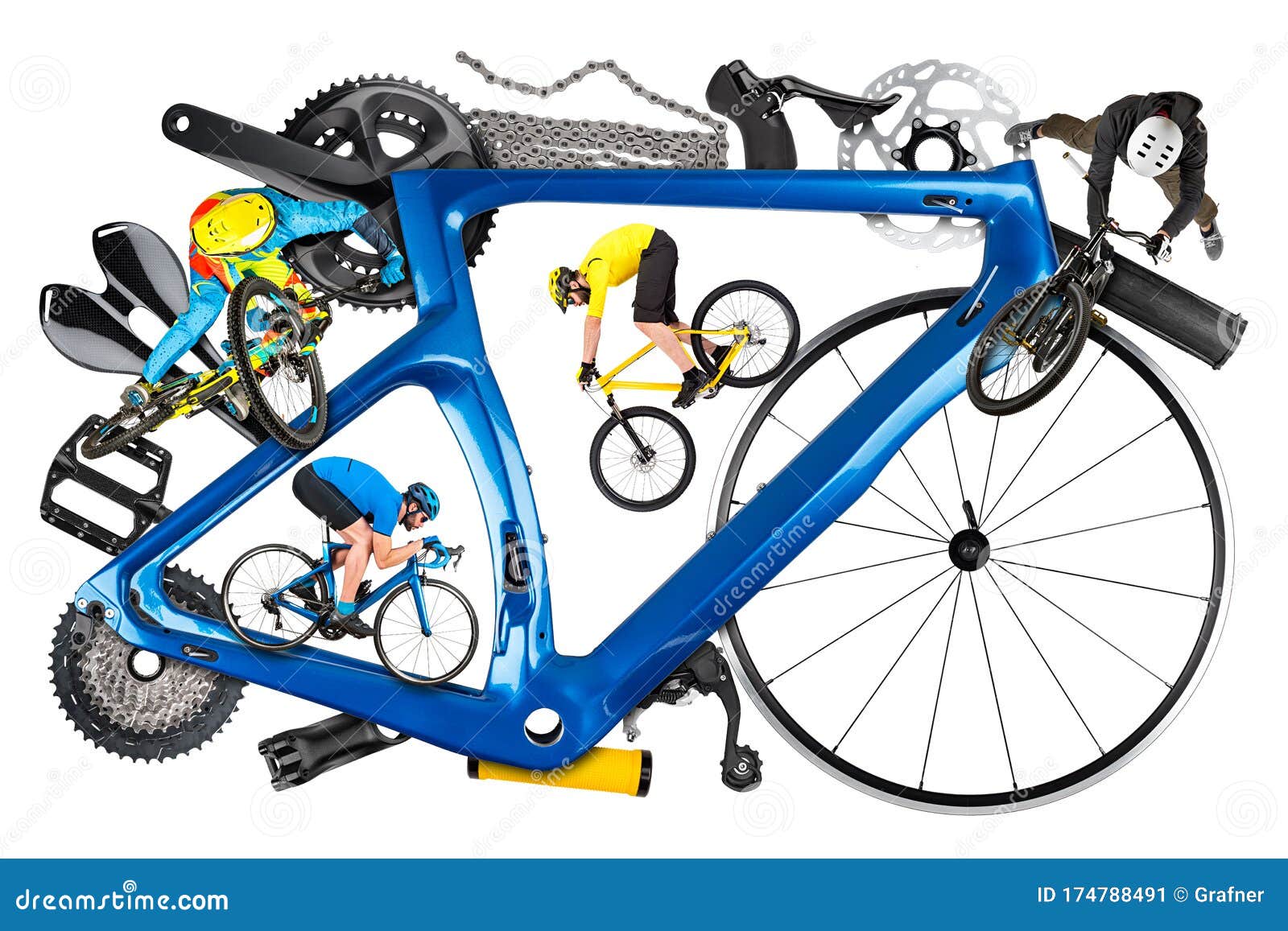 downhill mountain bike parts