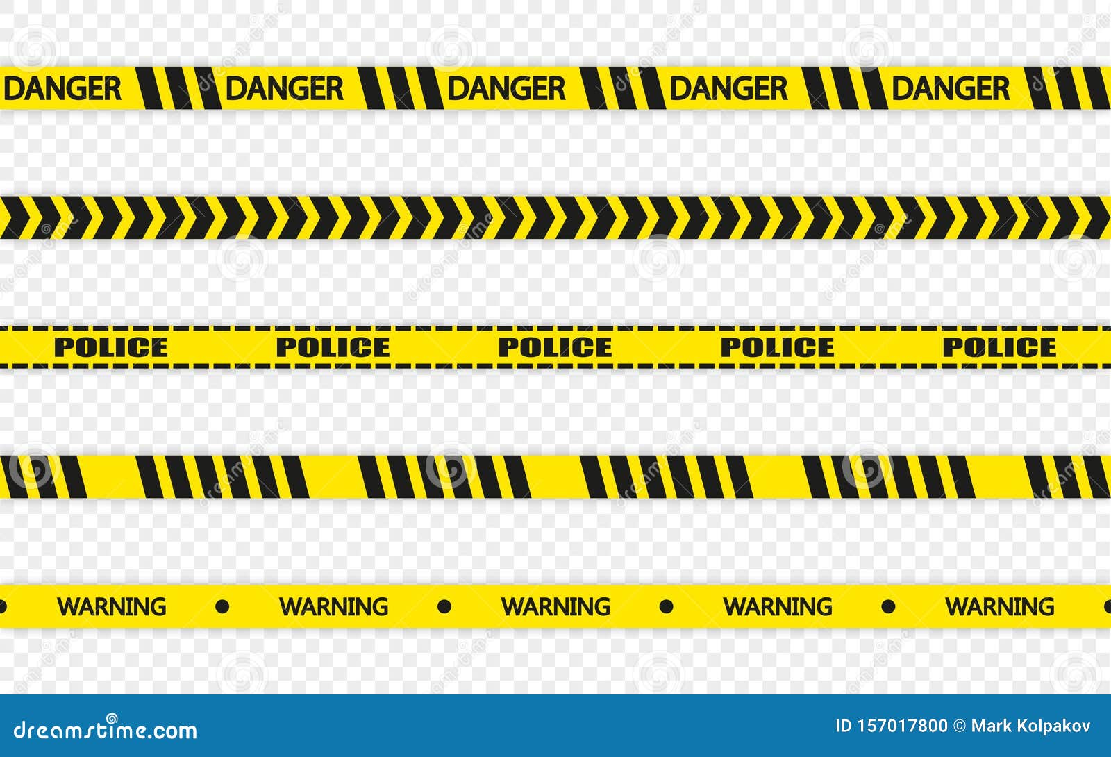 Yellow and Black Barricade Construction Tape, Transparent Background ...