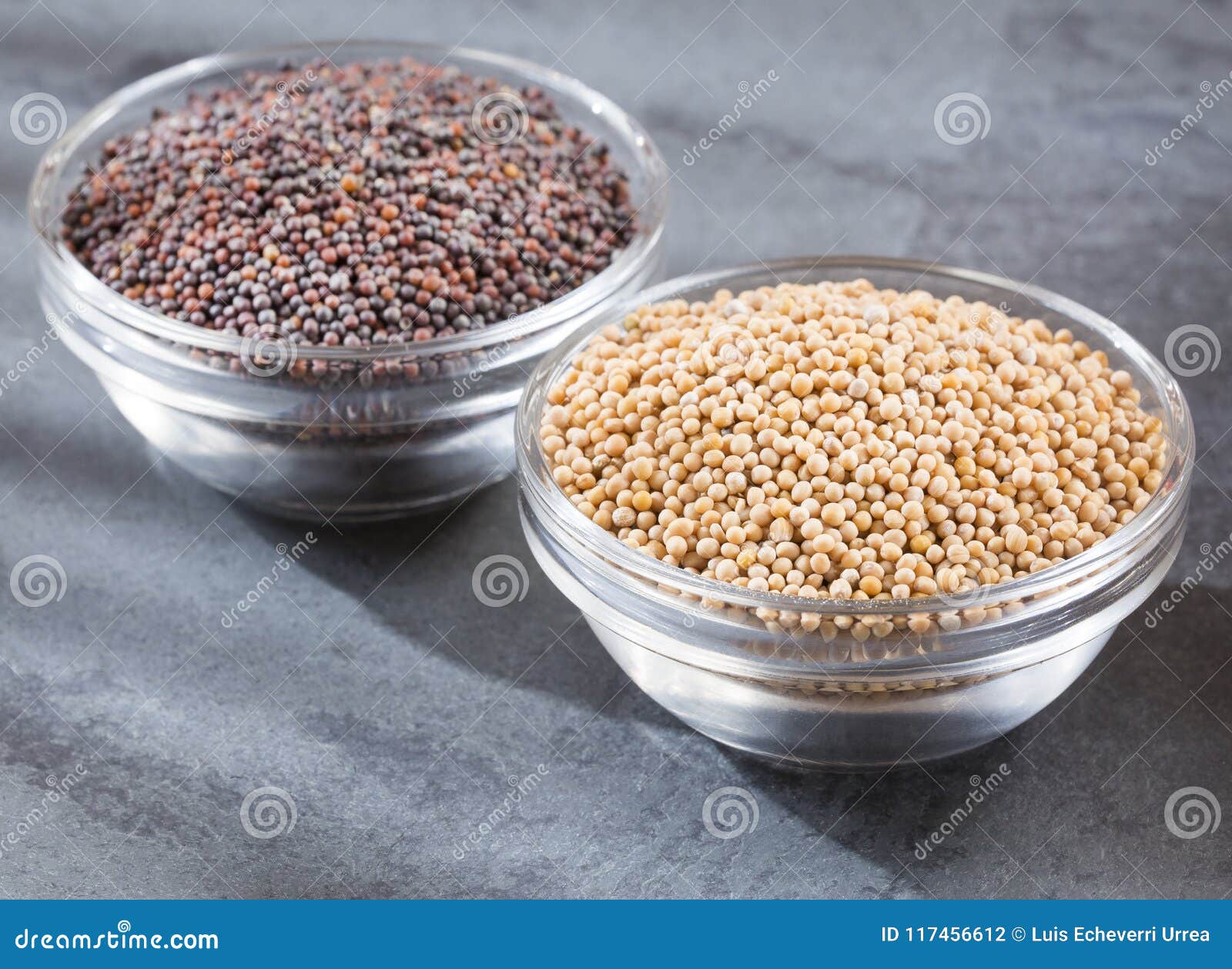 Yellow and Black Mustard Grains Stock Photo Image of aroma, small