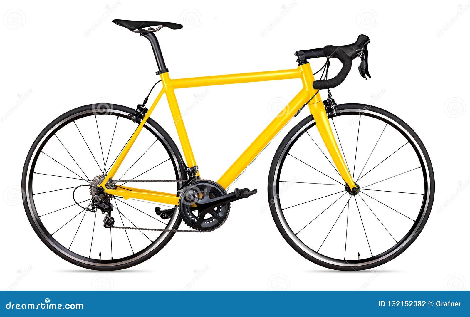 yellow black racing sport road bike bicycle racer 