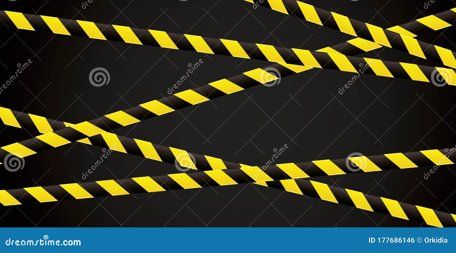 Yellow and black tape stock vector. Illustration of advice 177686146