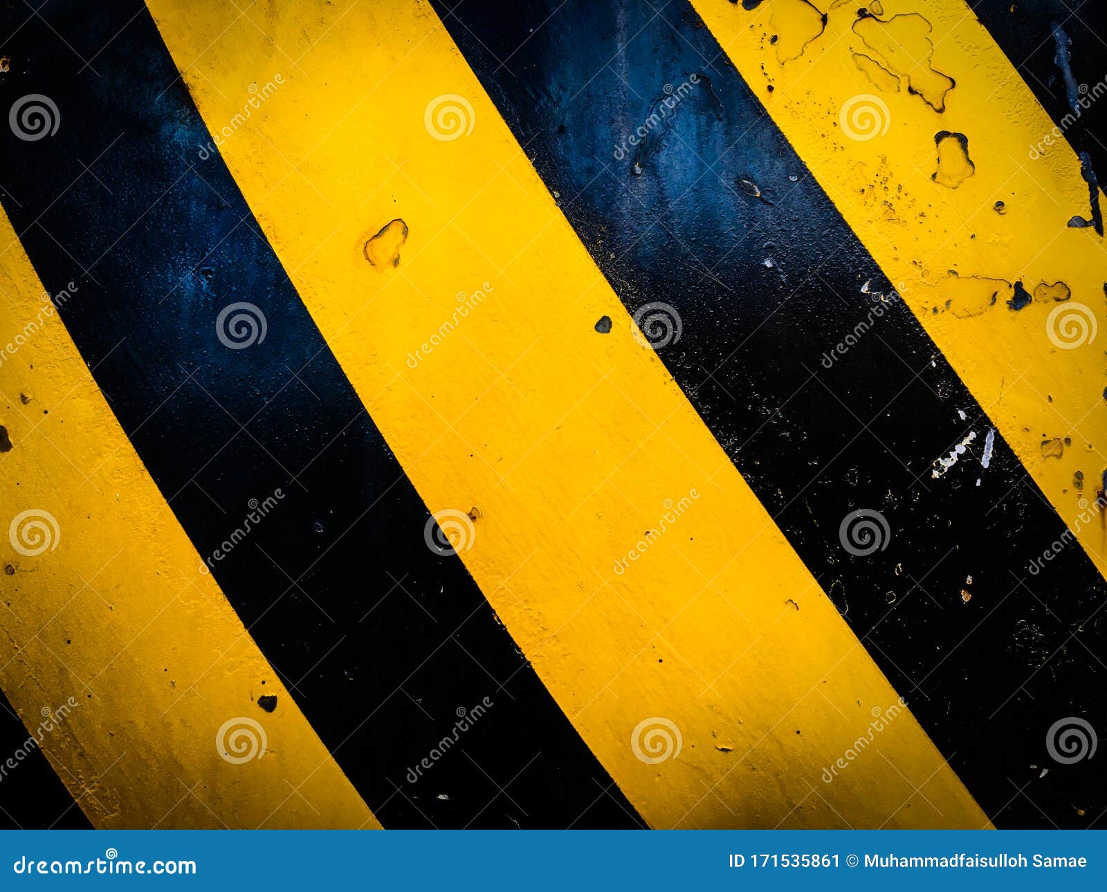 Yellow and Black Wall Texture Background with Copy Space for Design