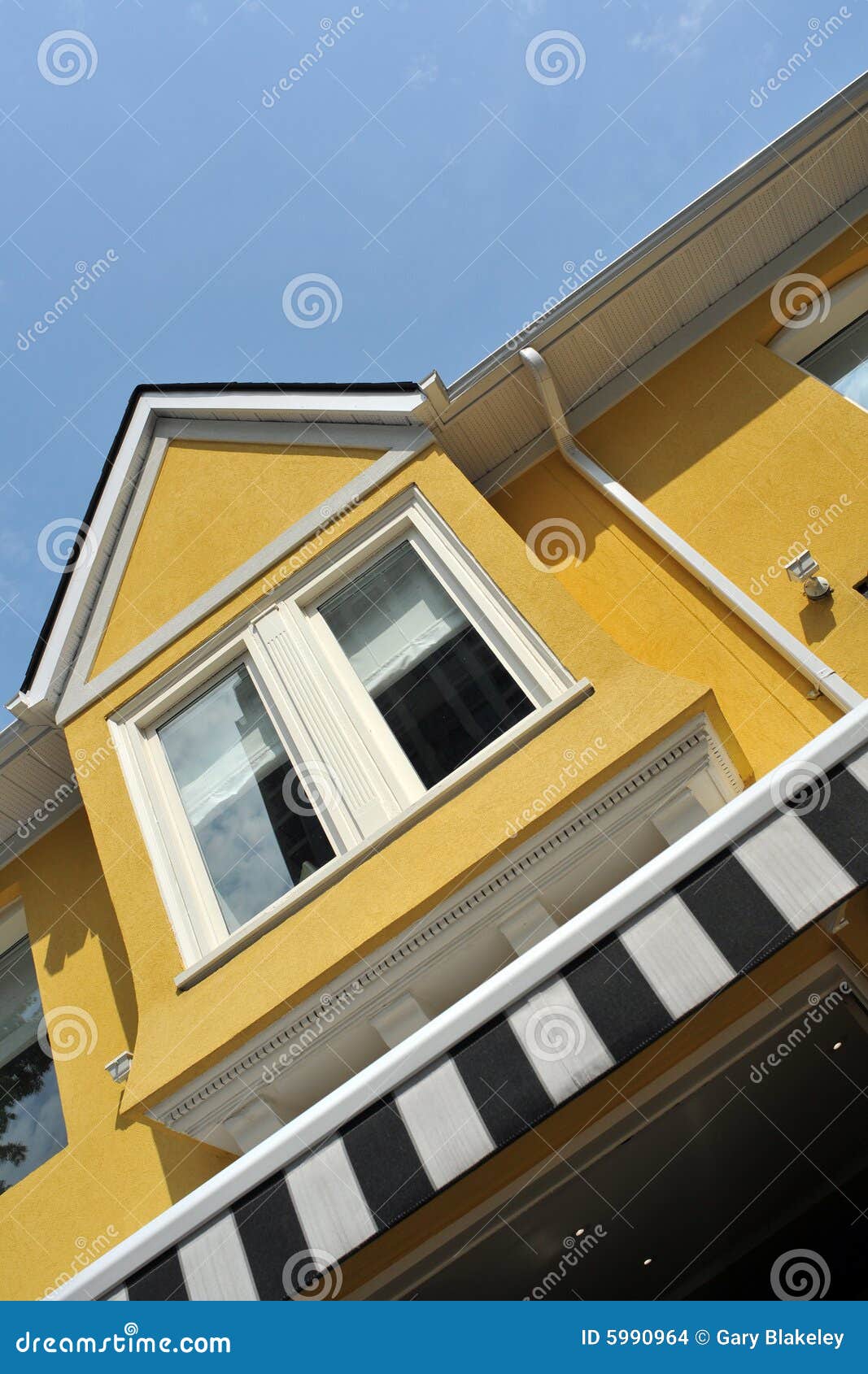 Yellow, Black, and White stock photo. Image of exterior 5990964