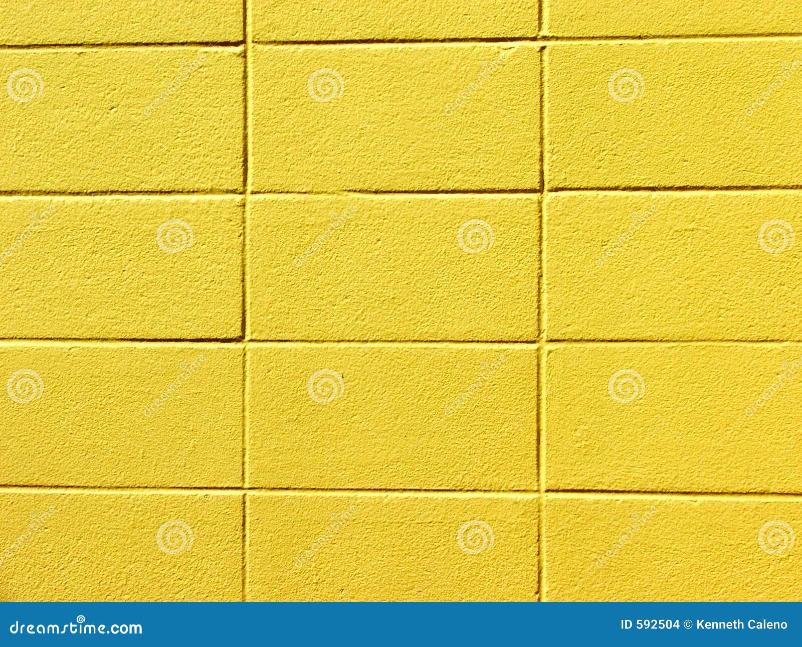 Yellow block wall stock photo. Image of rectangles, block 592504