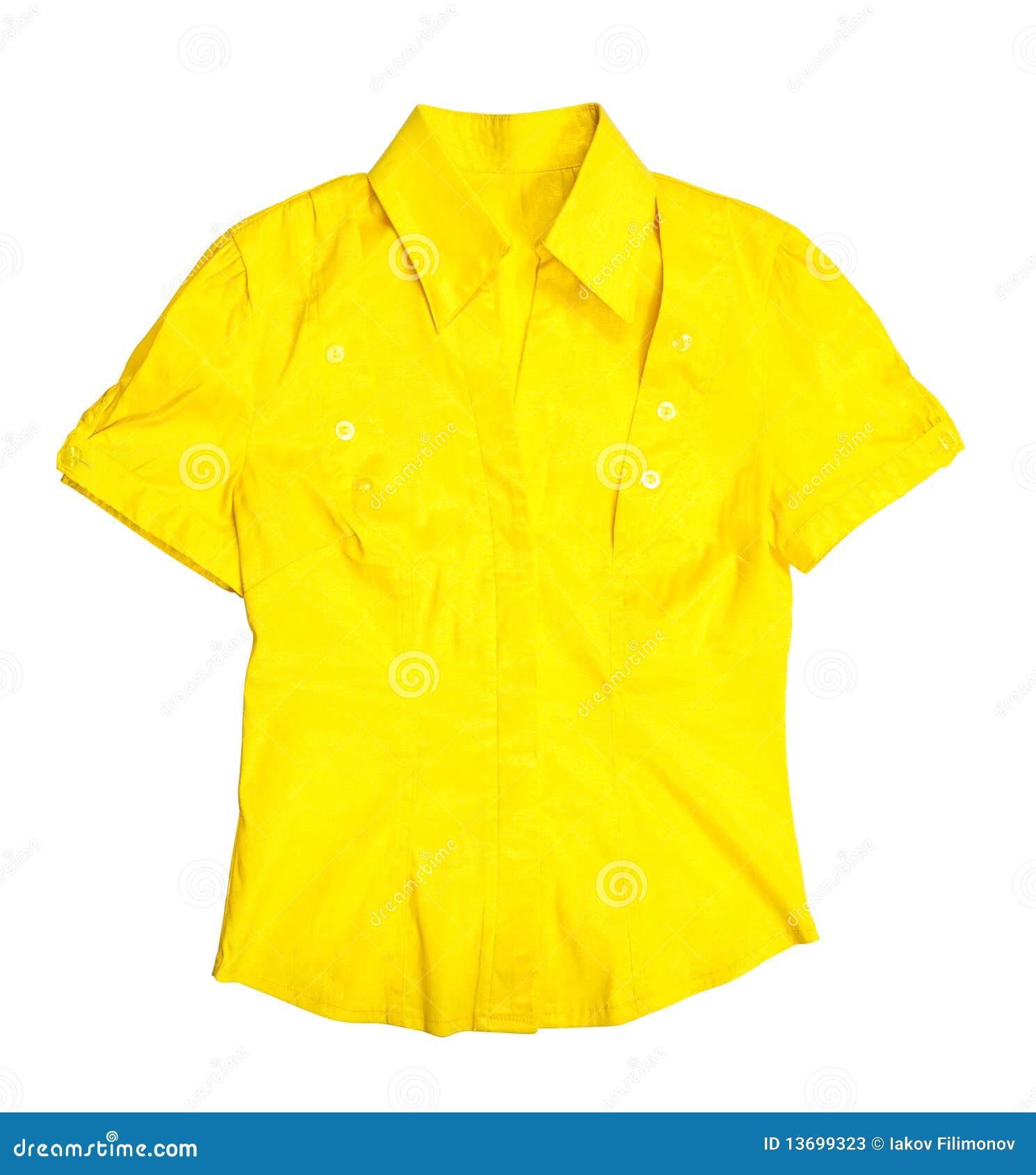 Yellow blouse stock image. Image of beauty, textile, garment 13699323