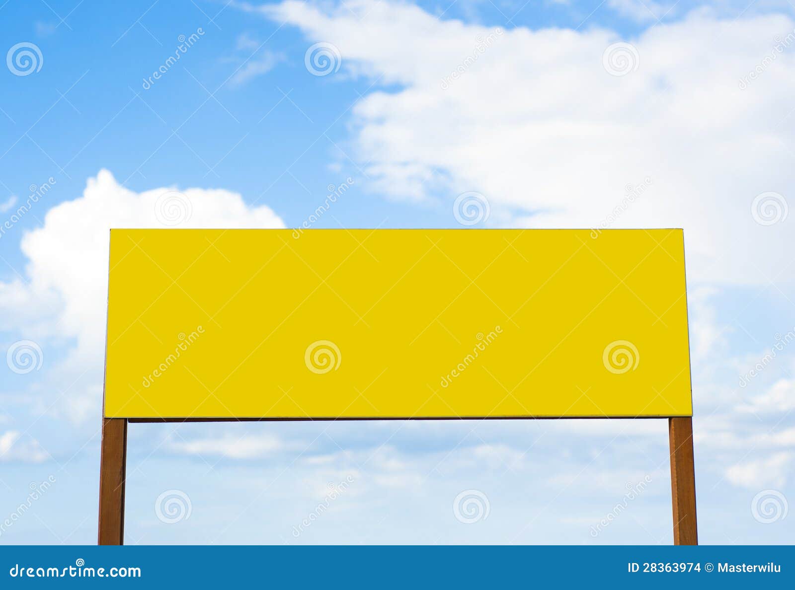 Yellow board stock photo. Image of metal, information 28363974