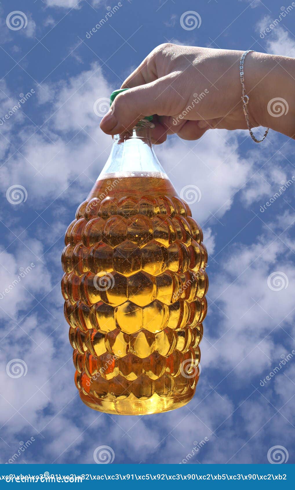 Yellow bottle stock photo. Image of summer, light, yellow 9145072