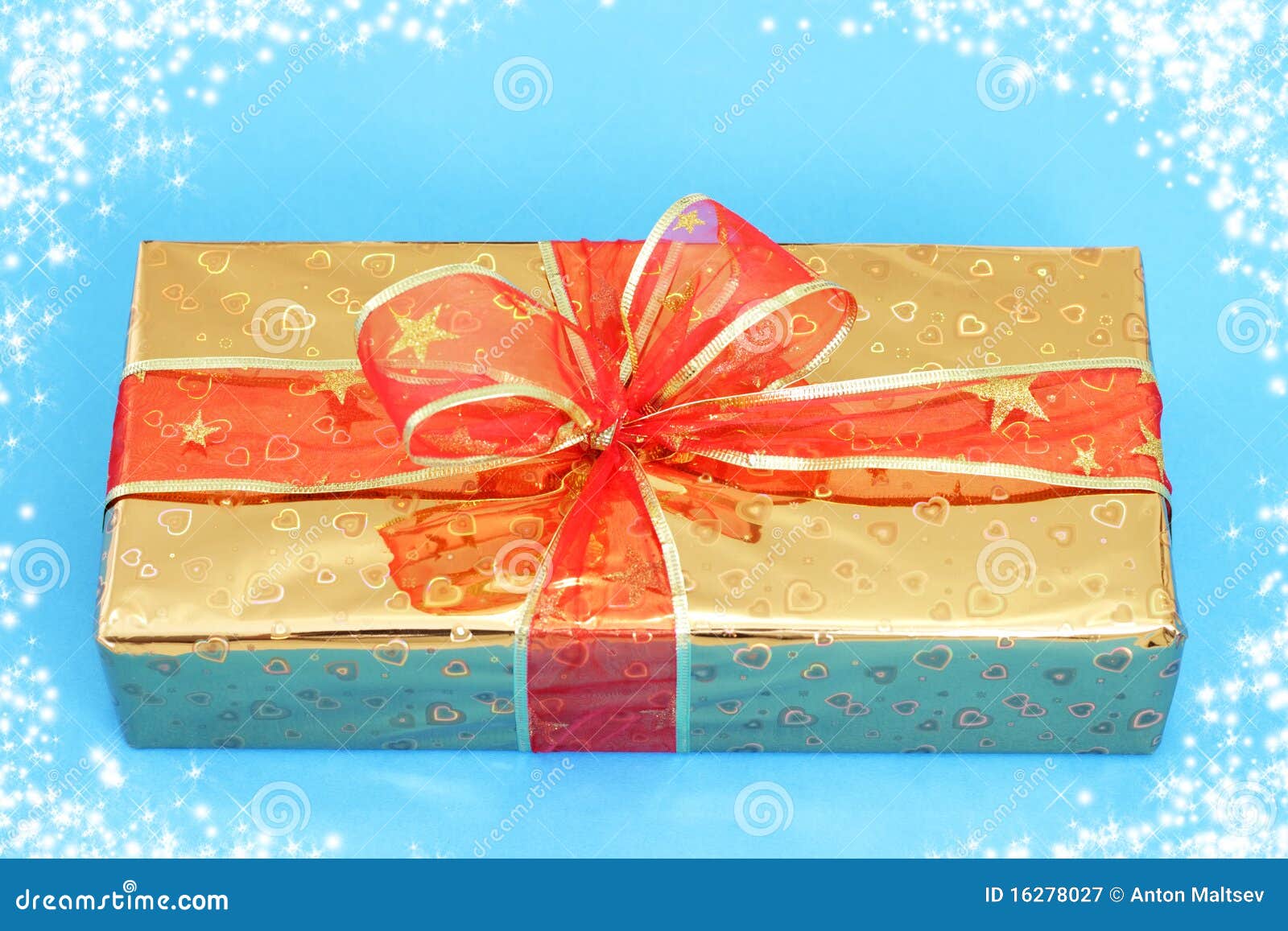 Yellow box stock image. Image of gift, copy, celebration 16278027