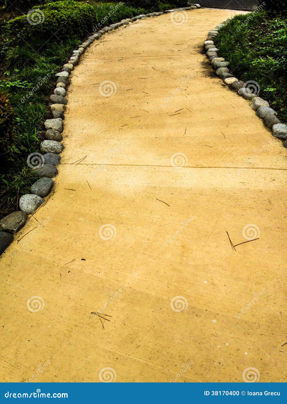 Yellow brick road stock image. Image of alone, path, black - 36703323