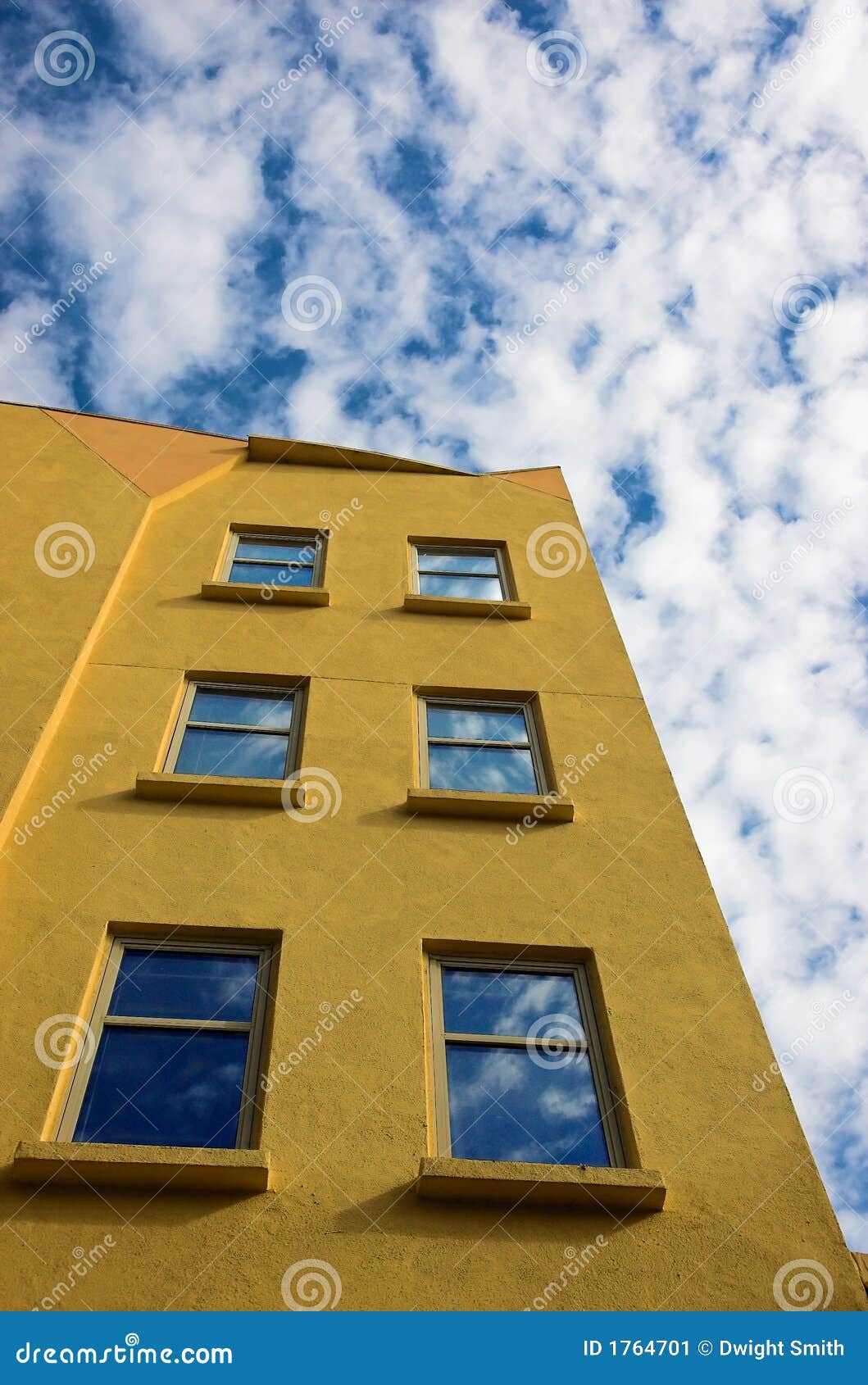 Yellow Building stock image. Image of buildings, downtown 1764701