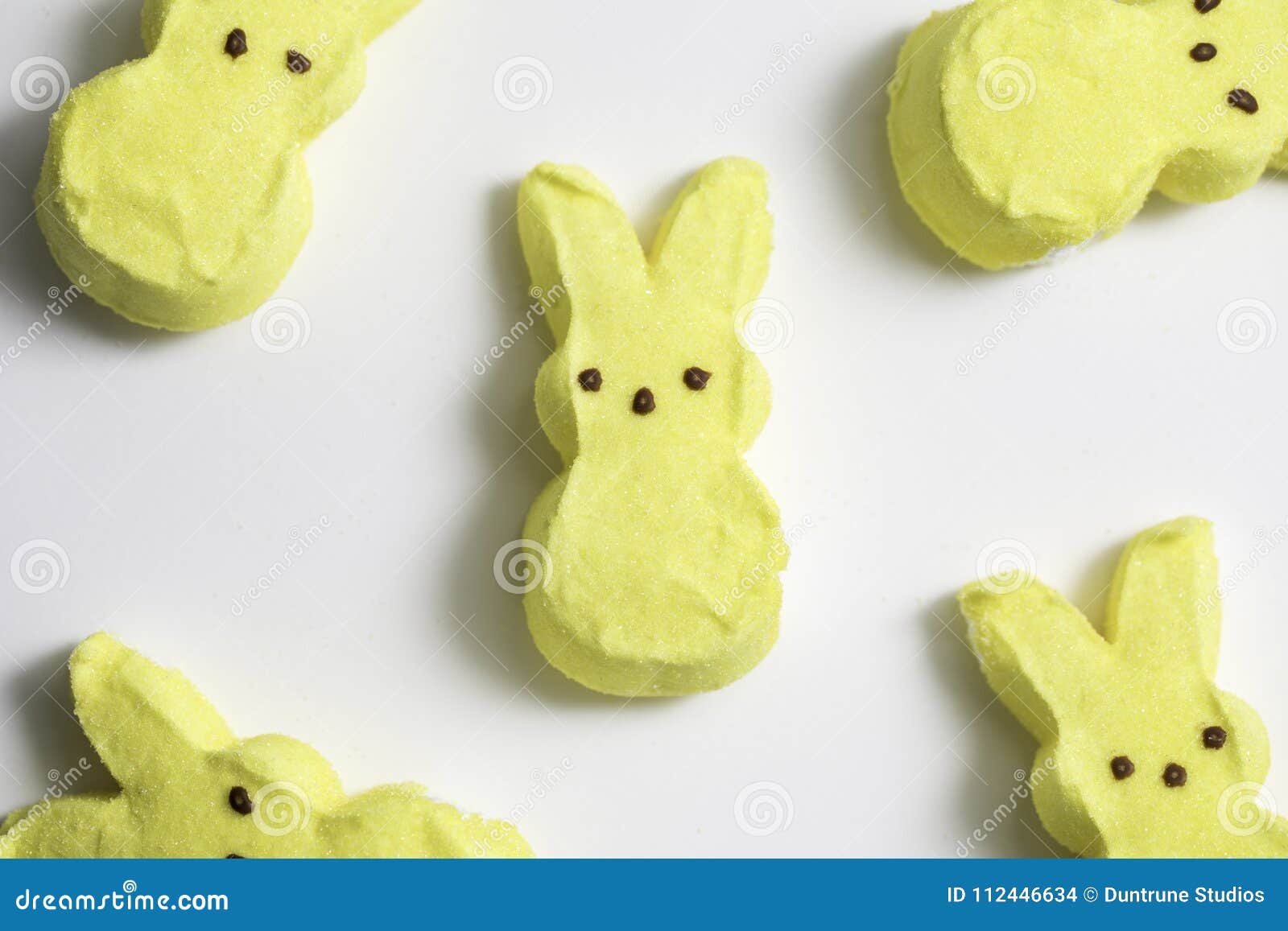 Yellow Bunny Marshmallows editorial stock image. Image of celebrations