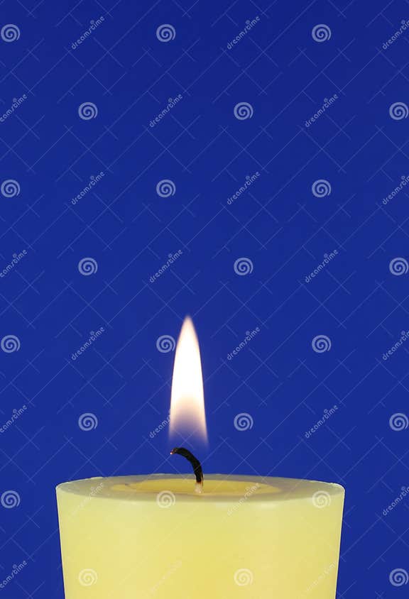 Yellow Candle stock photo. Image of bright, space, yellow 2556576
