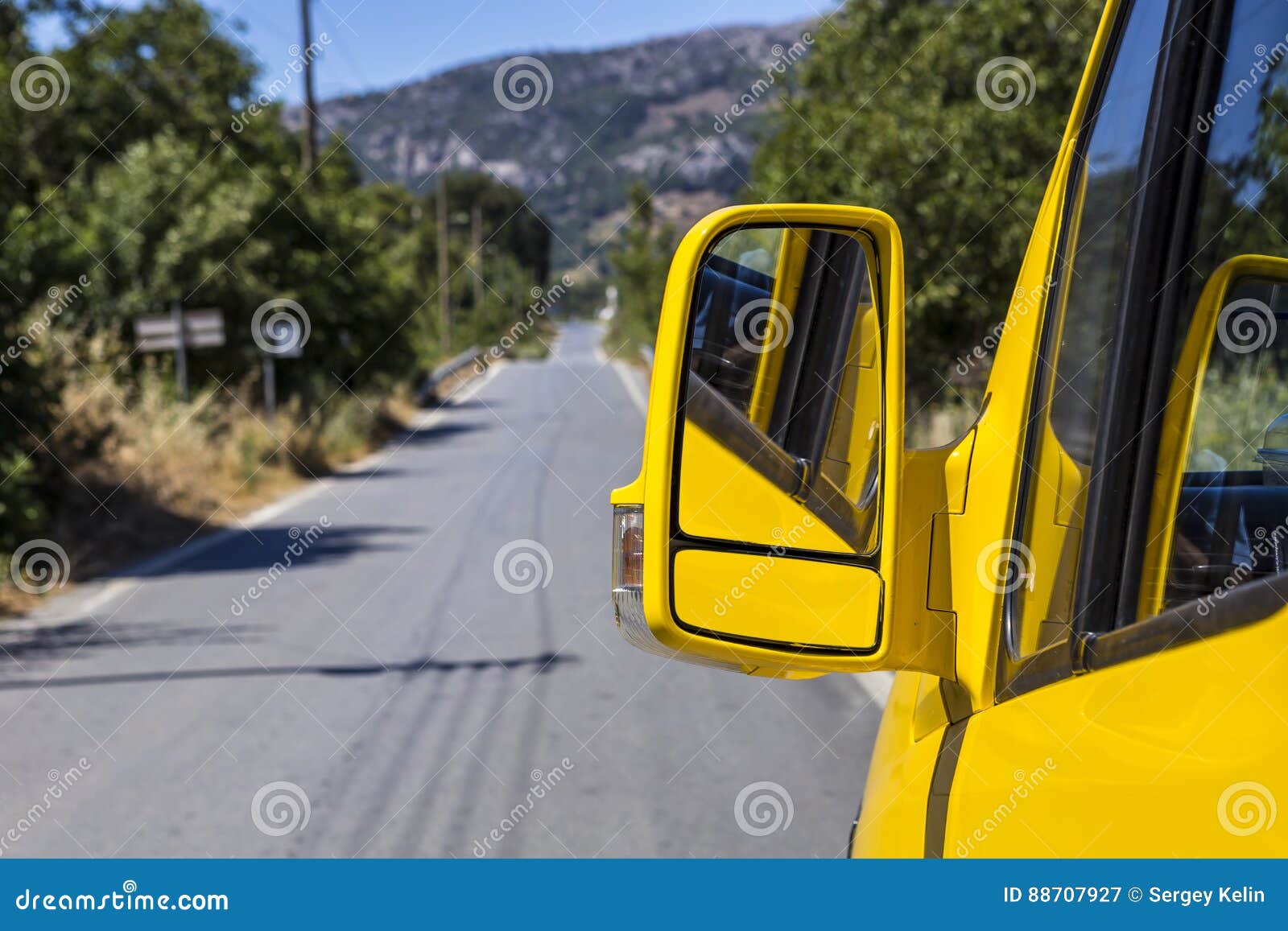 Yellow car side mirror stock image. Image of yellow, design 88707927