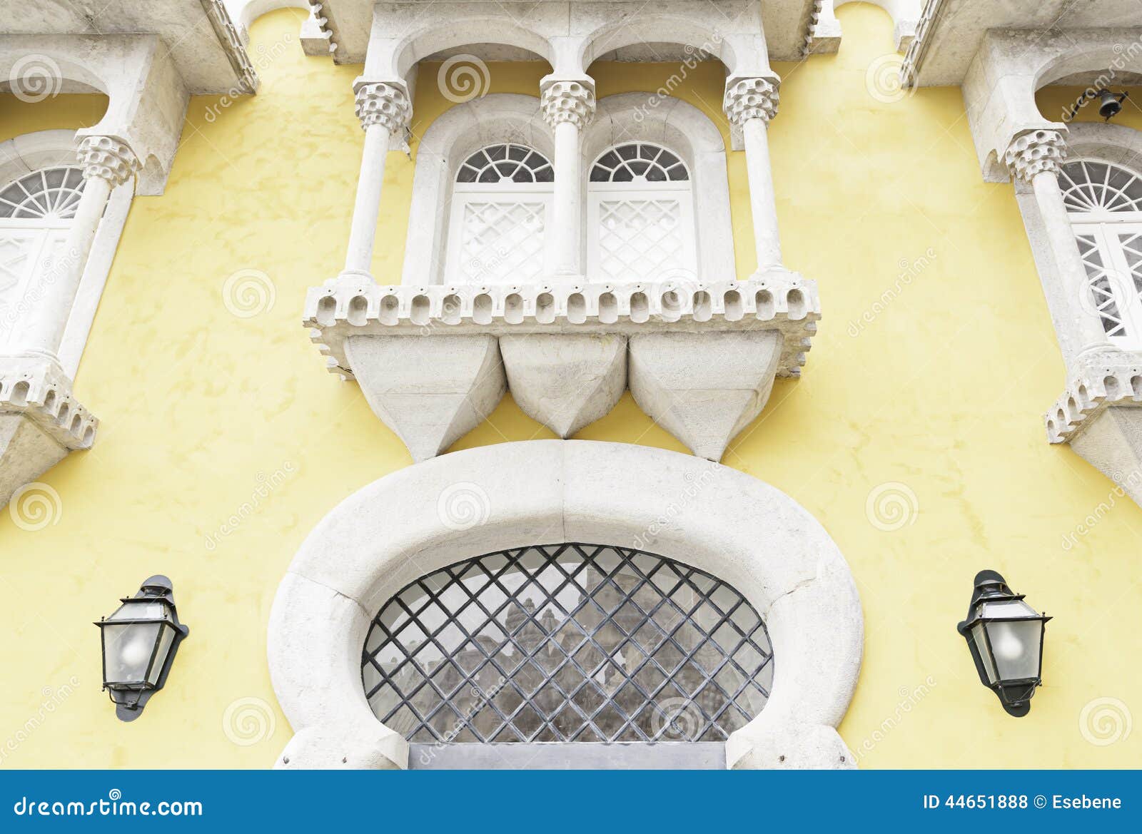 yellow castle in sintra