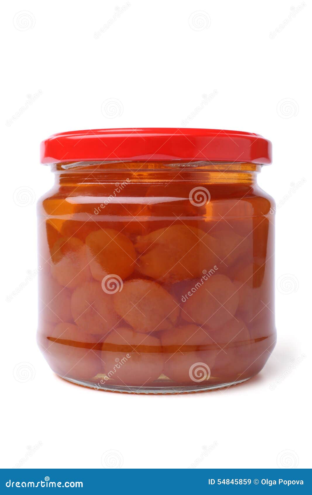 Download Yellow Cherry Jam In Glass Jar Stock Image Image Of Appetizing Background 54845859 Yellowimages Mockups