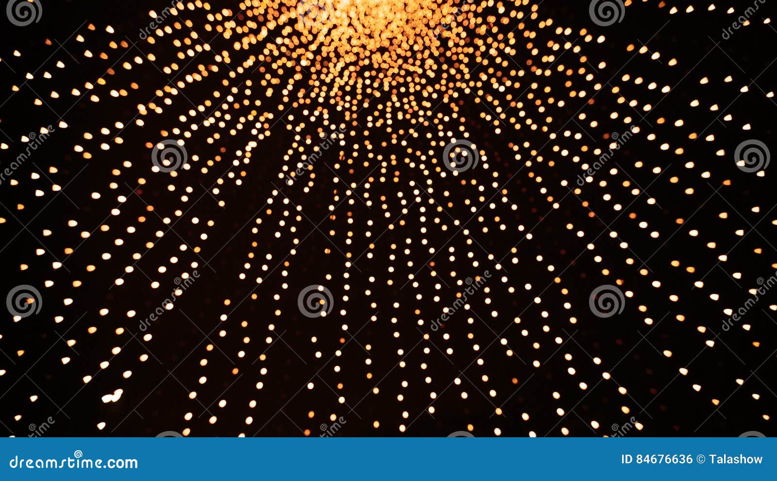 Yellow Christmas Lights stock photo. Image of bright 84676636