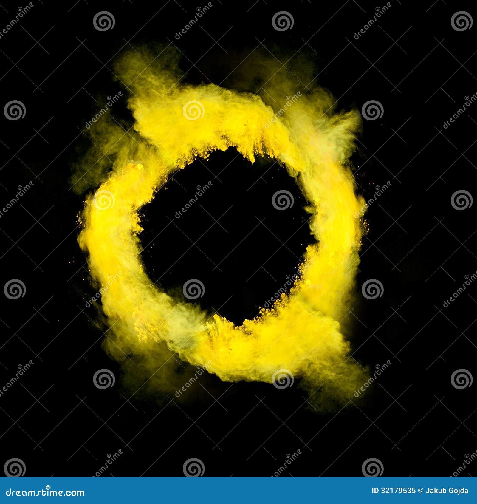 Yellow circle stock image. Image of blooming, splash 32179535