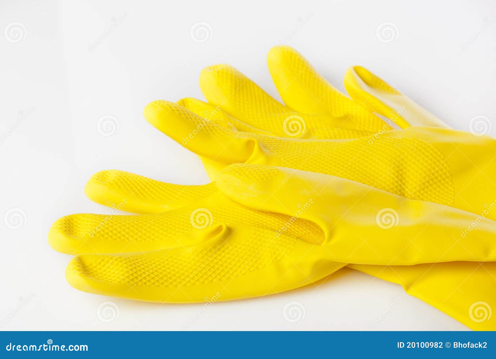 A yellow cleaning glove stock photo. Image of duty, sanitize 20100982