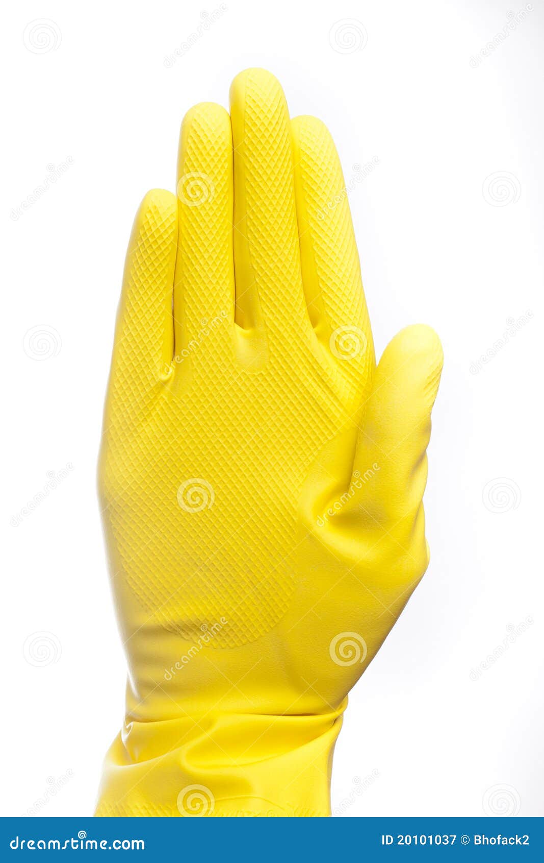 A yellow cleaning glove stock image. Image of cleaner 20101037