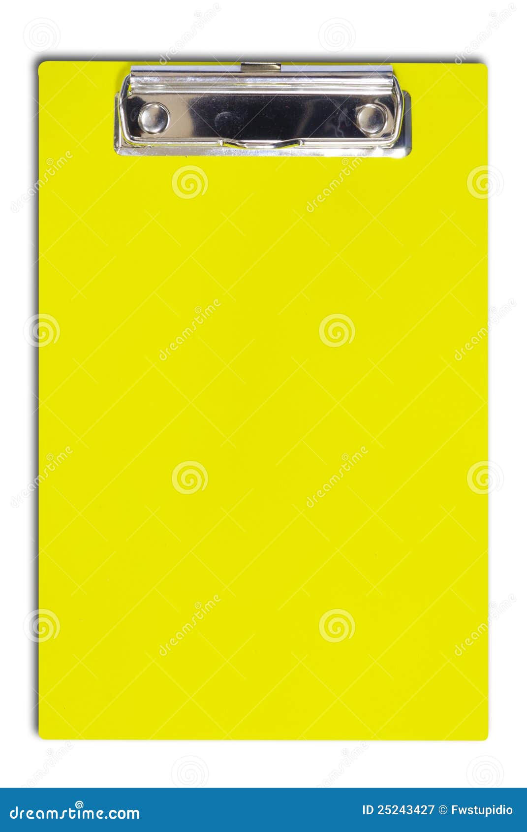 Yellow Clipboard for Text and Background Stock Image Image of plain