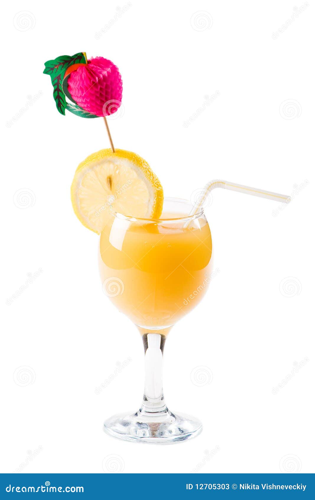 A yellow cocktail stock image. Image of cool, delicious 12705303