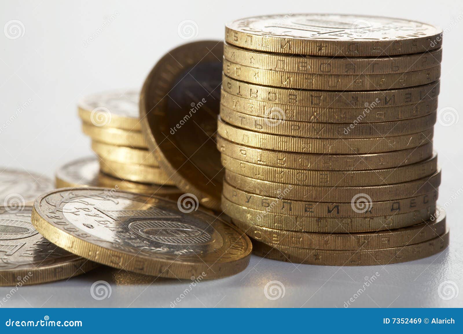 Yellow coins stock image. Image of background, money, finance 7352469