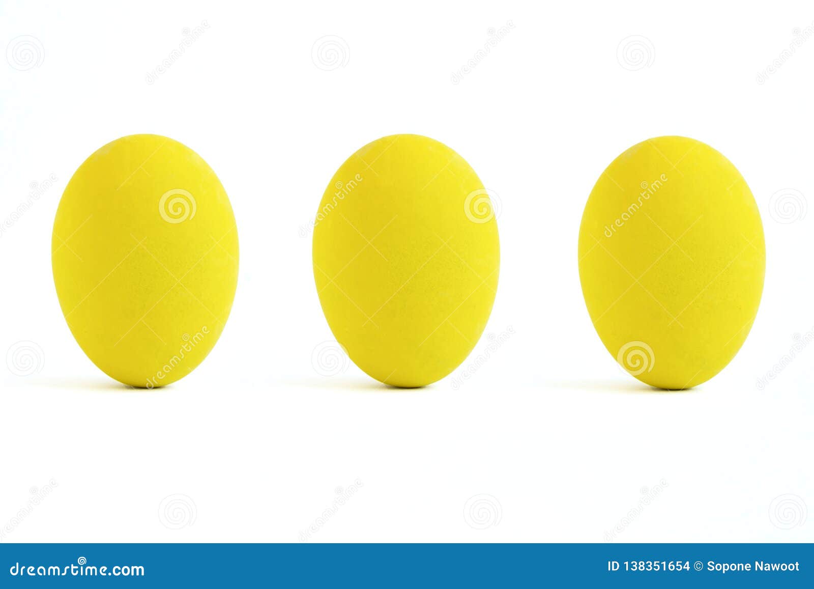 Yellow color paint eggs stock photo. Image of paint 138351654