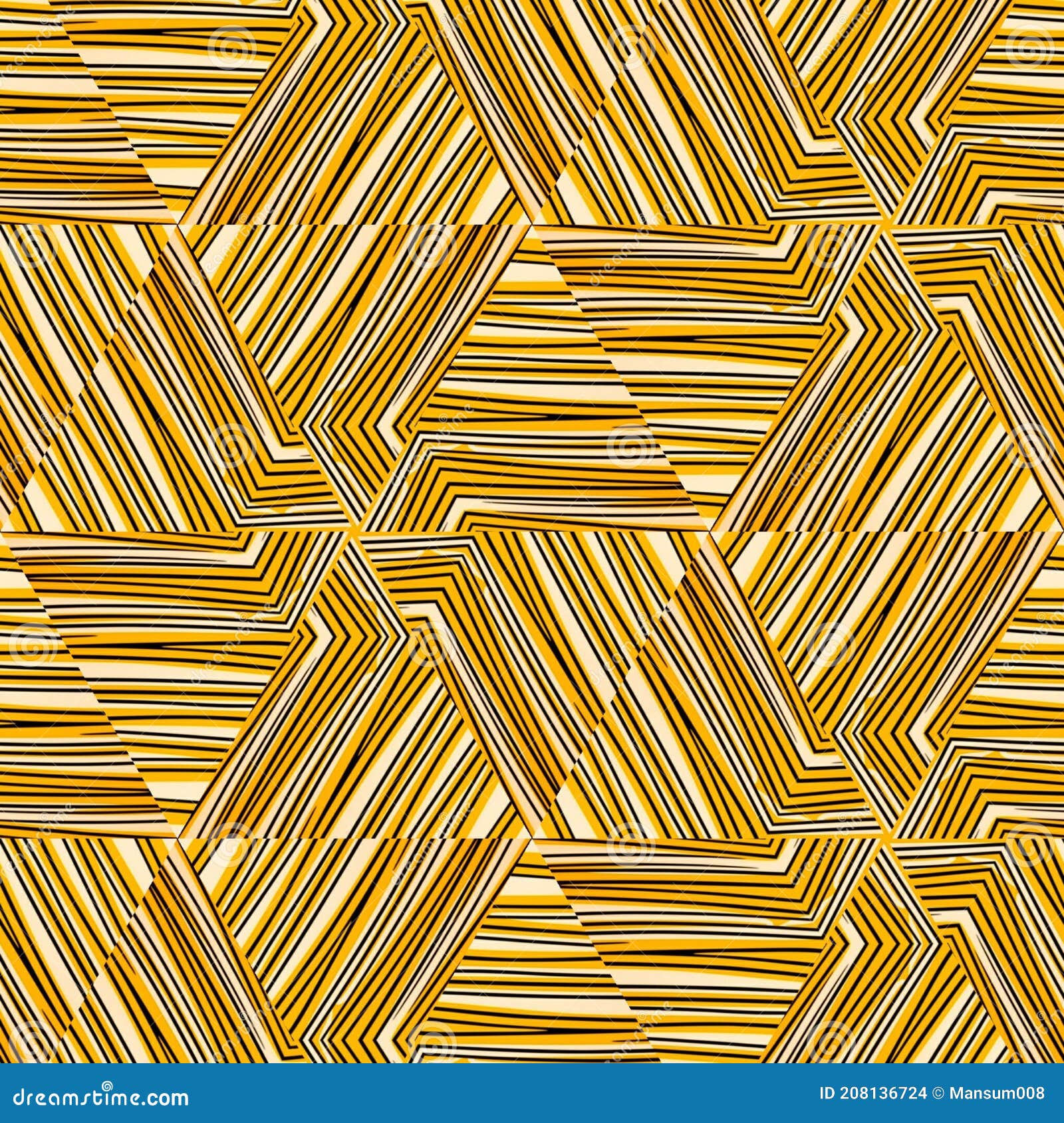 Yellow Color Pattern Background Stock Illustration - Illustration of ...