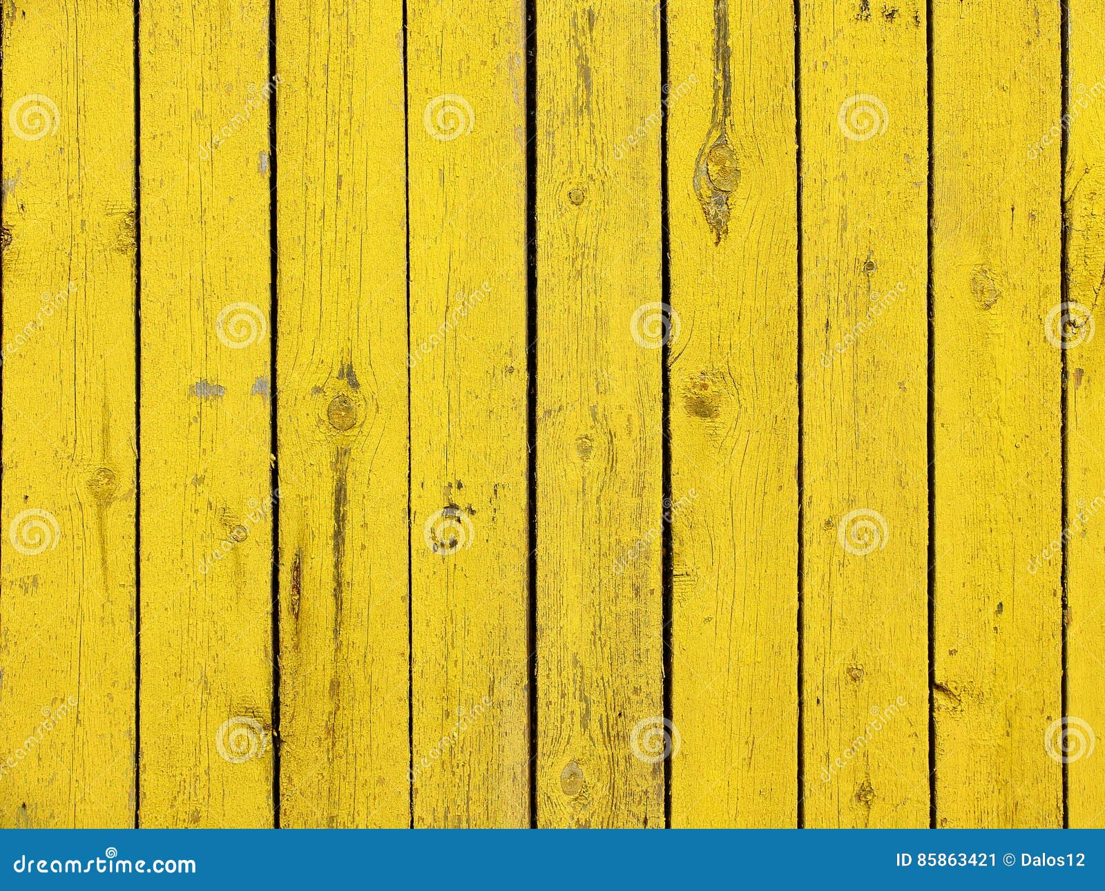 Yellow Colored Old Wood Plank Texture Background Stock Image Image of