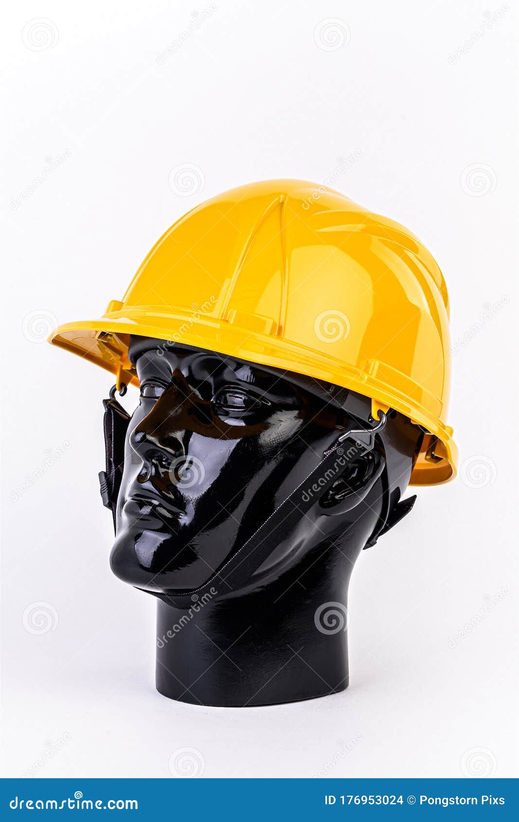 The Yellow Construction Helmet To Protect and Safe Life in the