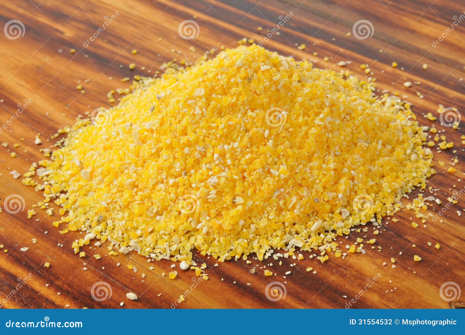 Yellow corn grits stock photo. Image of grain, grits 31554532