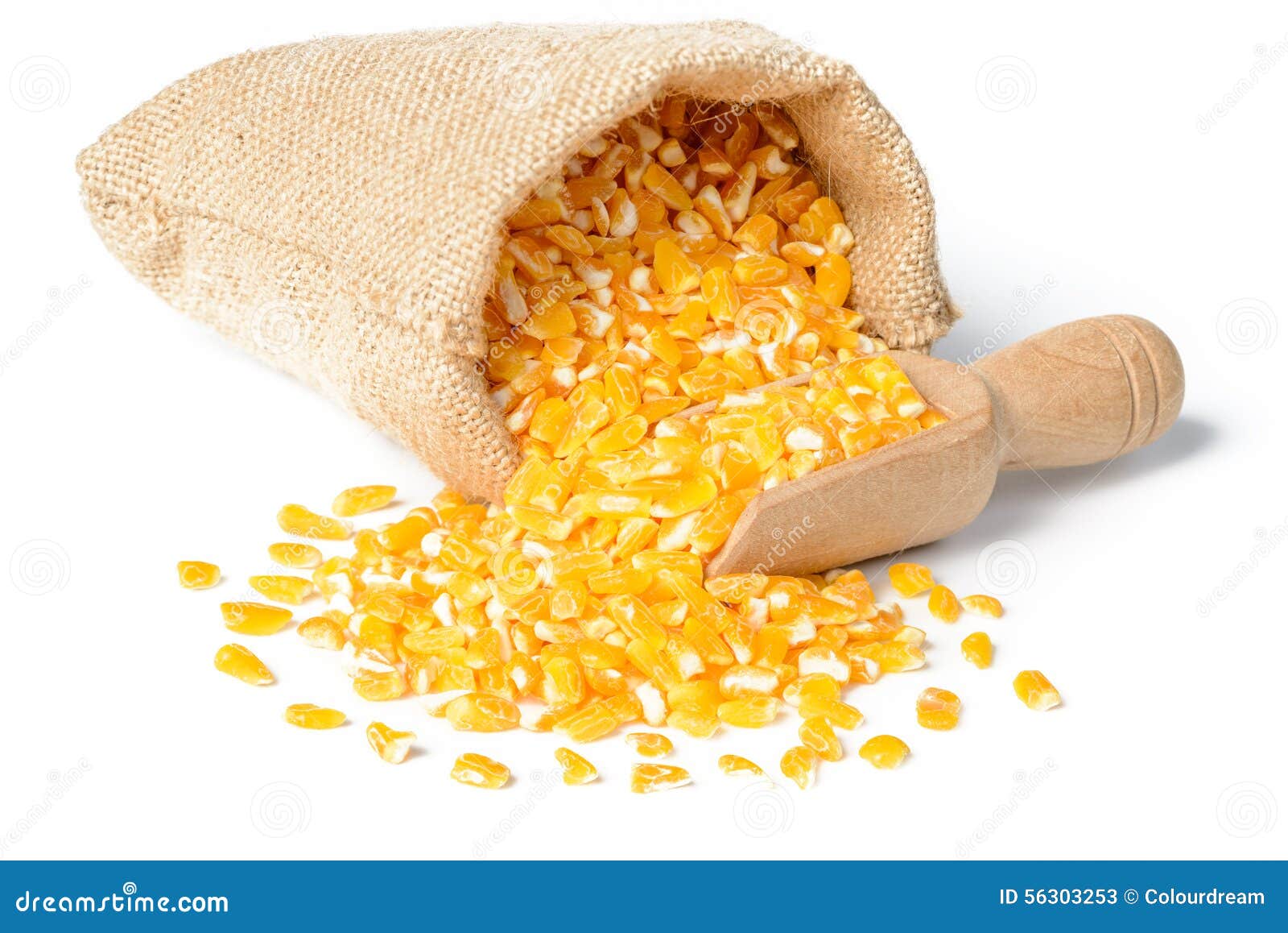 Yellow corn grits stock image. Image of closeup, italian 56303253