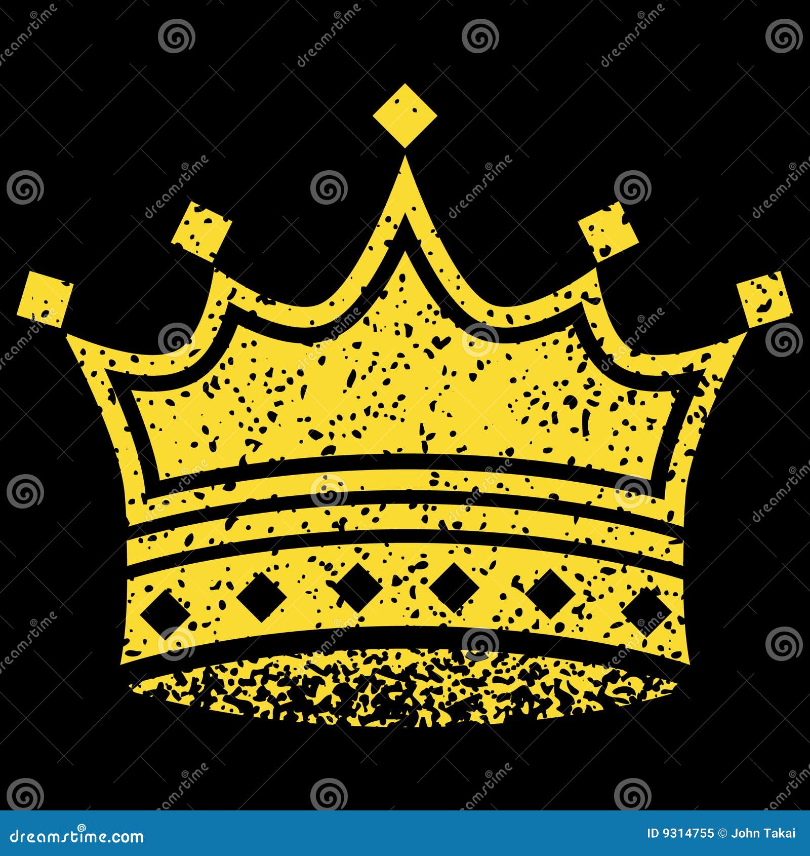 Yellow Crown Royalty Free Stock Photo Image 9314755