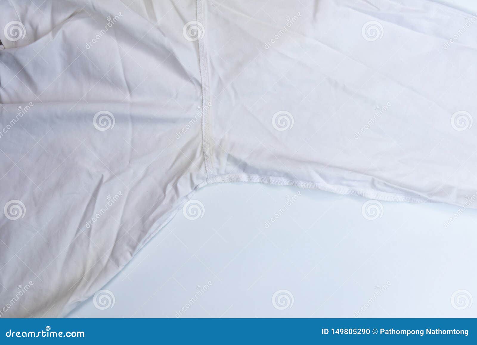 Yellow Dirty Stain Sweat on White Shirt Stock Photo - Image of applying ...