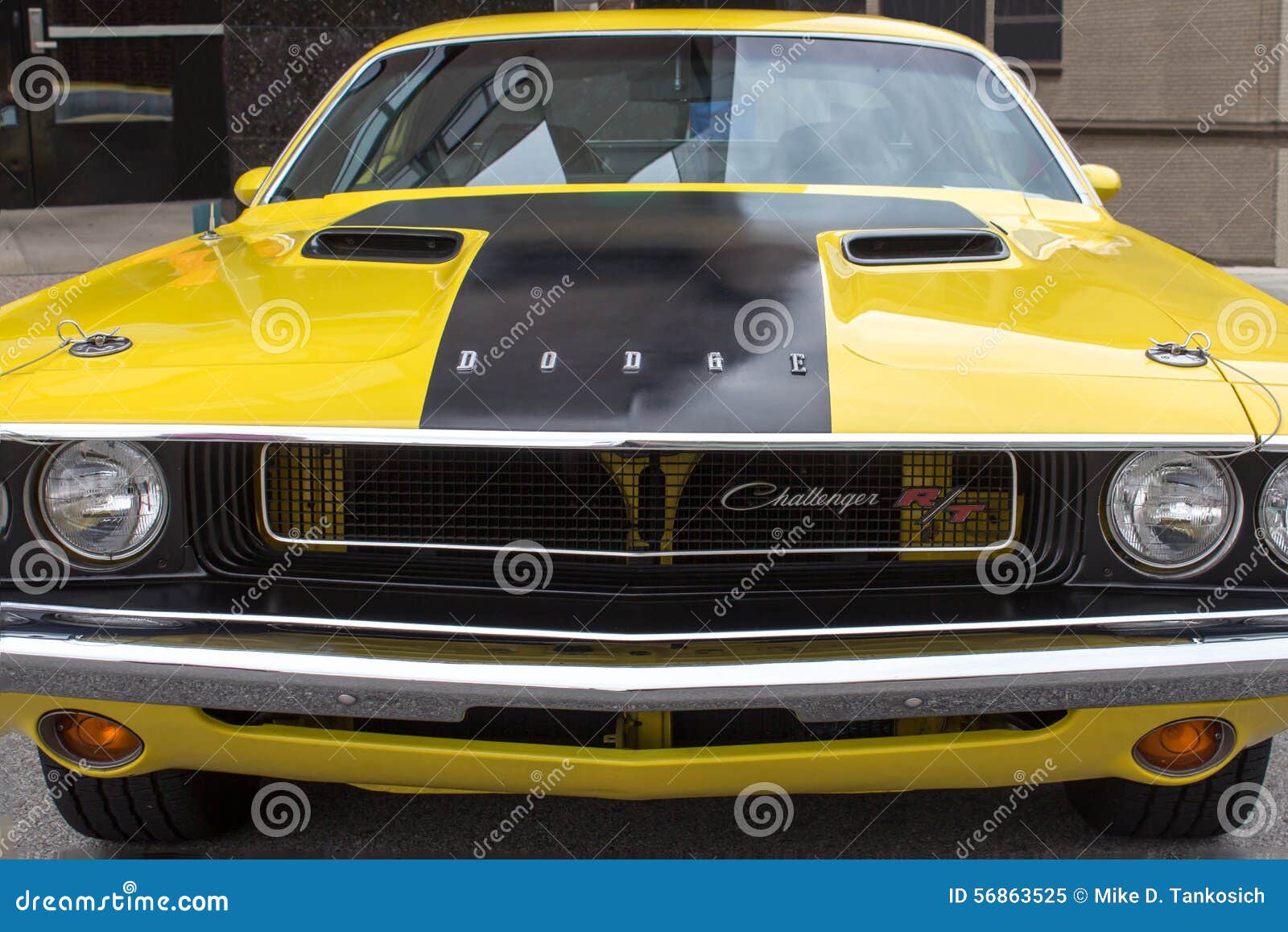 Yellow Dodge Charger R T Front Editorial Image Image Of Original