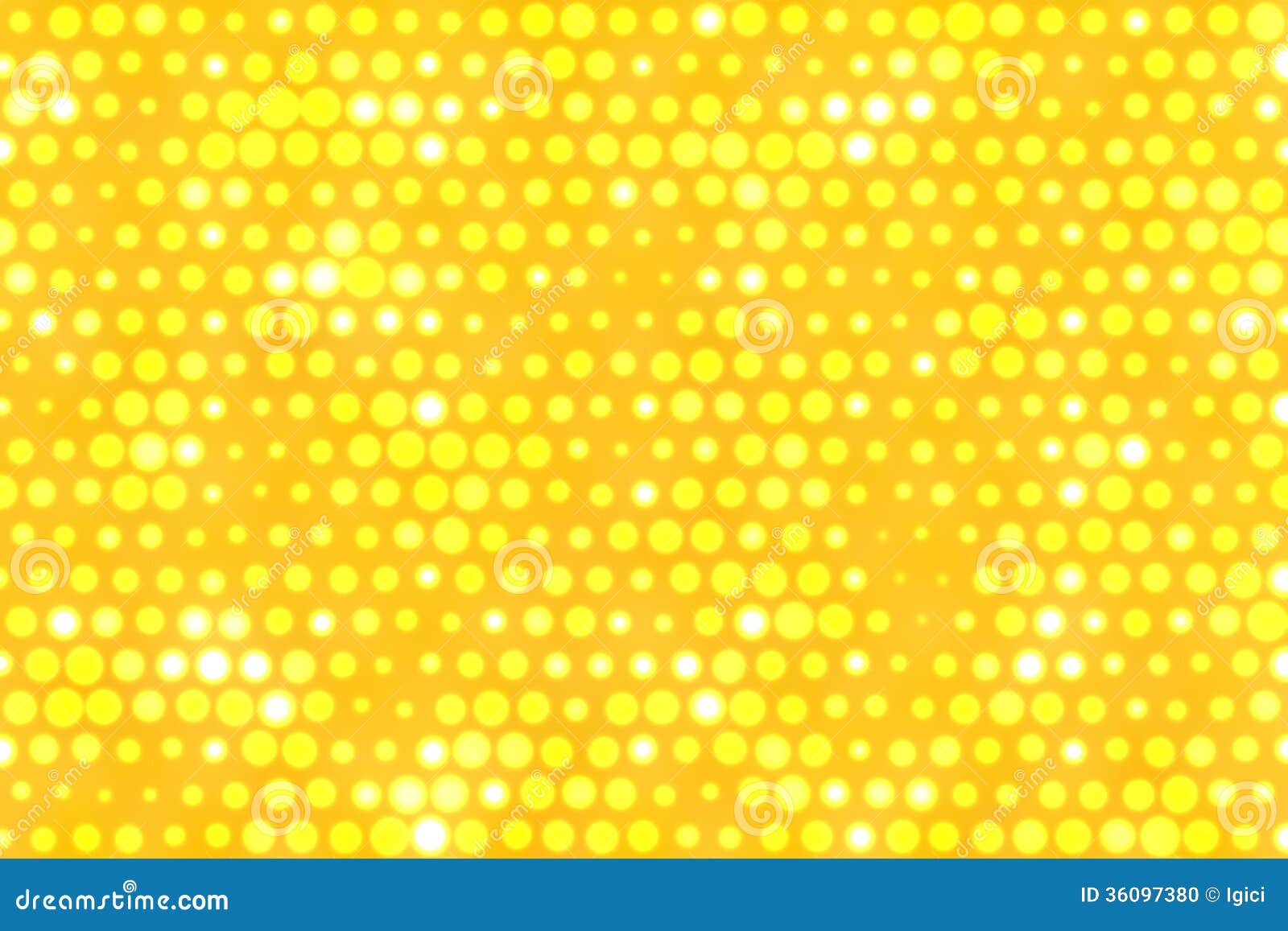 Yellow dots background stock illustration. Illustration of light 36097380