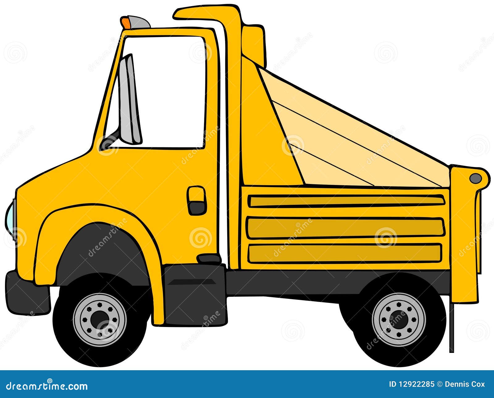 Yellow Dump Truck Royalty Free Stock Photo  Image: 12922285