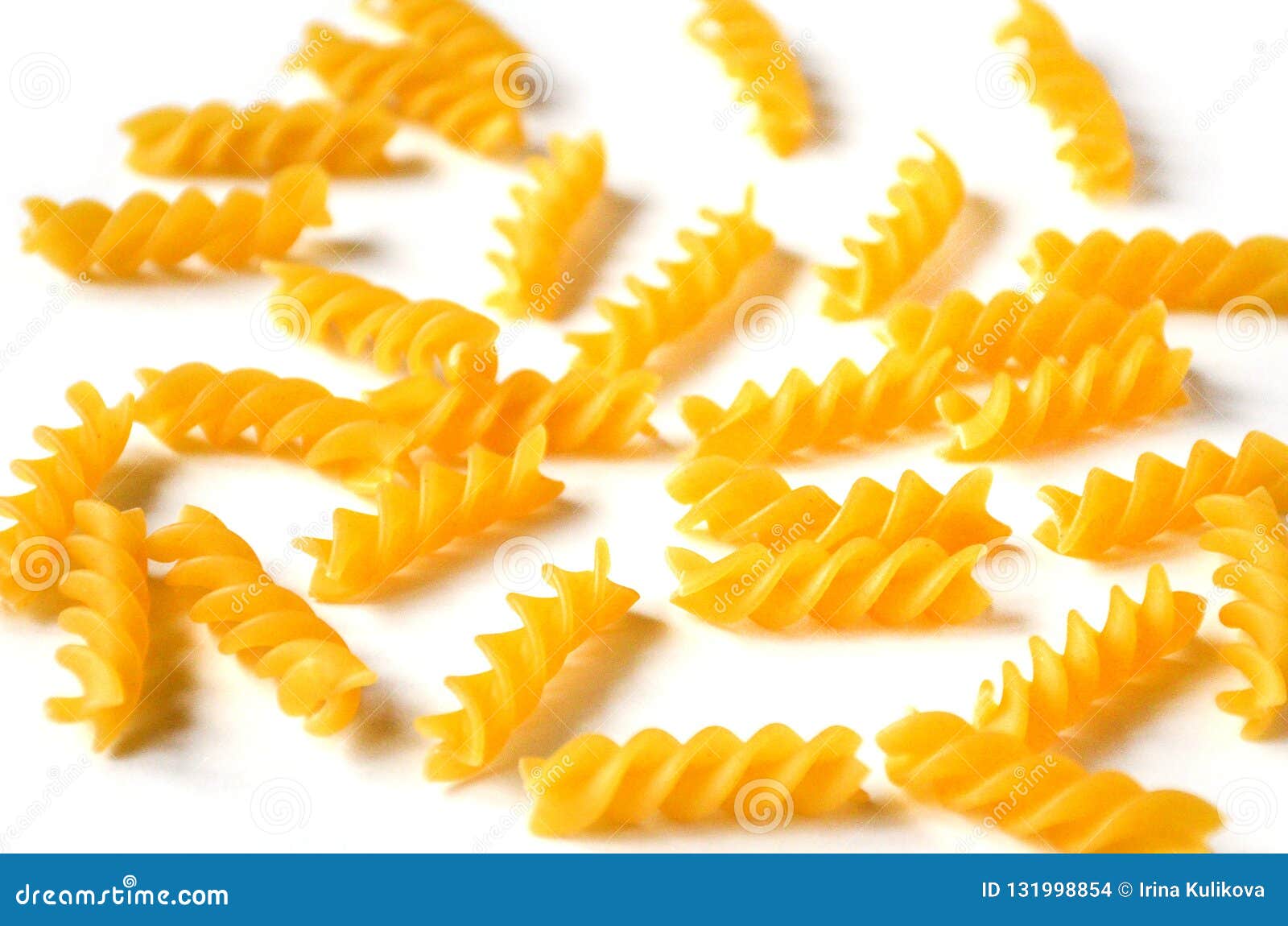 Download Yellow Durum Pasta On A White Background Fusilli Swirl Pasta Stock Photo Image Of Dinner Hard 131998854 Yellowimages Mockups